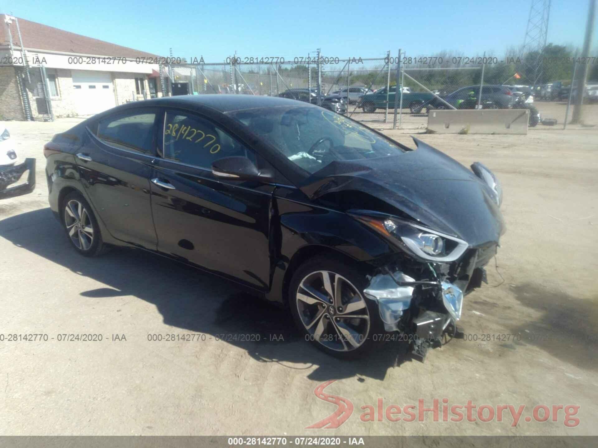 5NPDH4AE2GH747222 2016 HYUNDAI ELANTRA