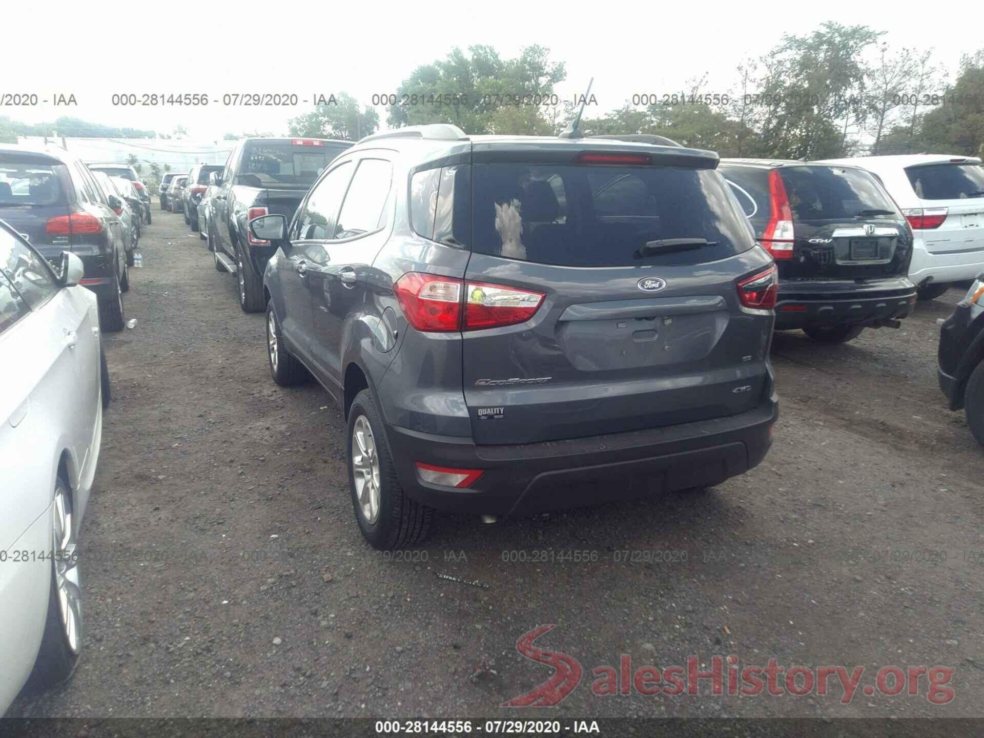 MAJ6S3GL2LC314358 2020 FORD ECOSPORT