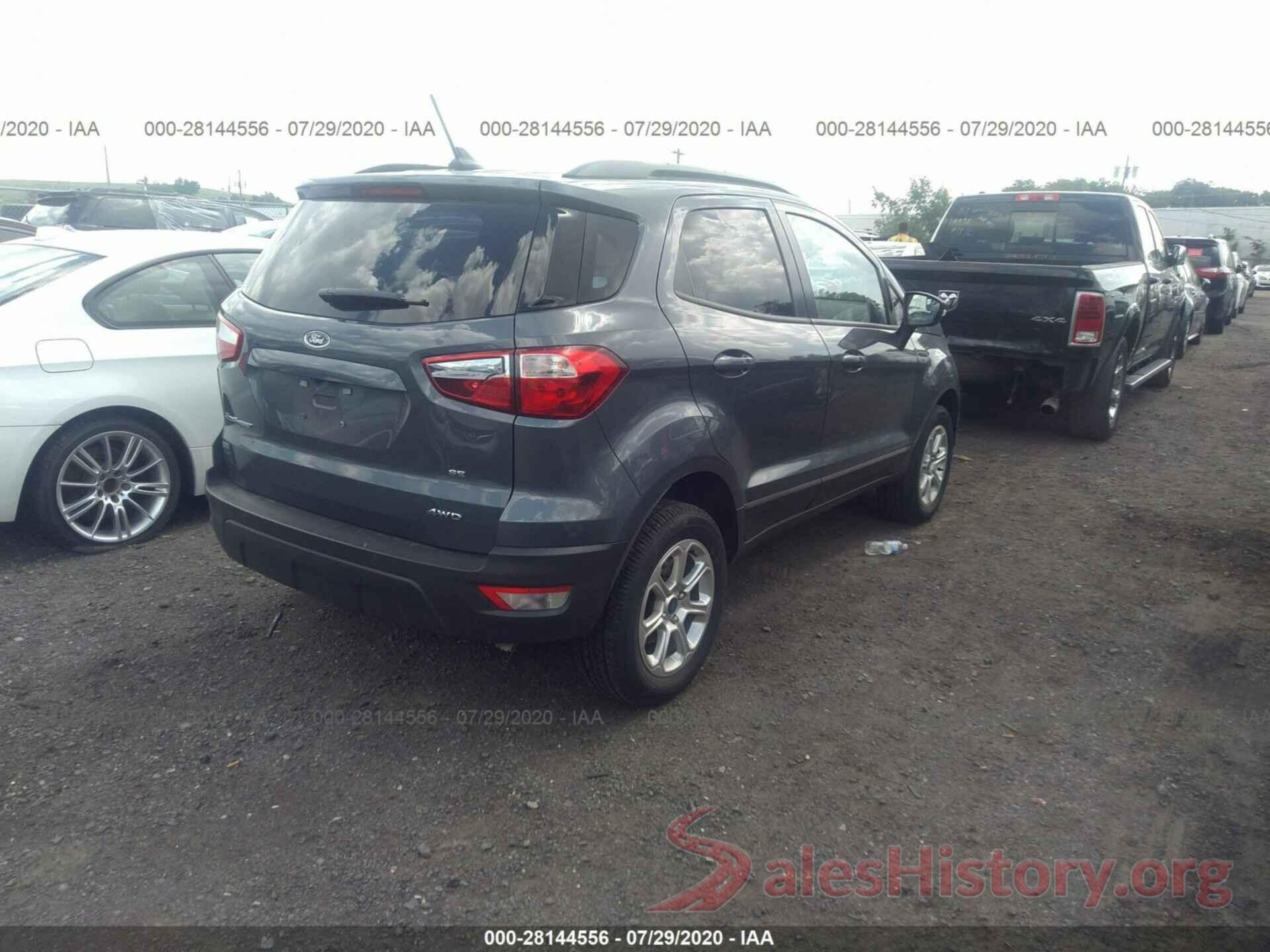 MAJ6S3GL2LC314358 2020 FORD ECOSPORT