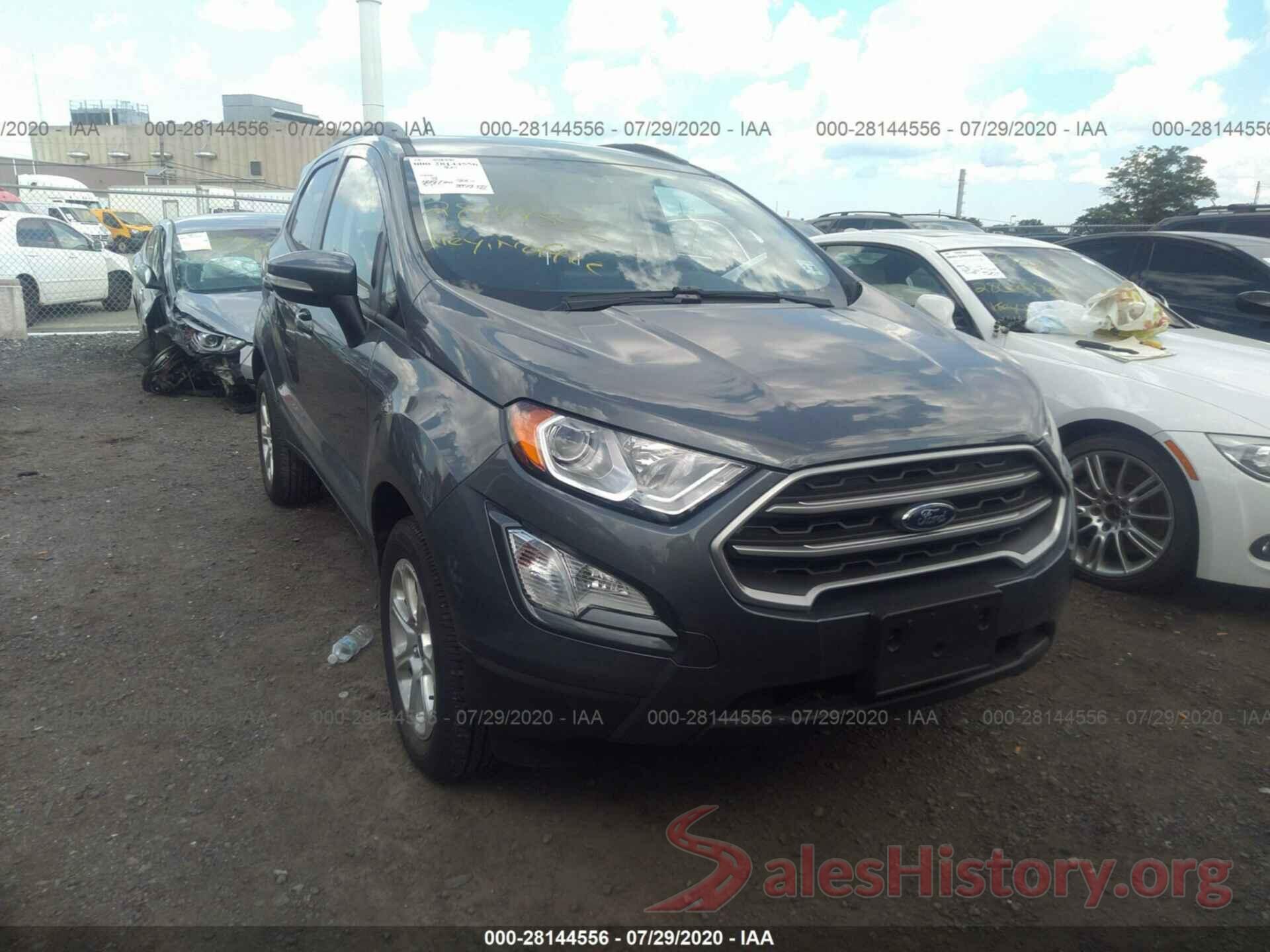 MAJ6S3GL2LC314358 2020 FORD ECOSPORT