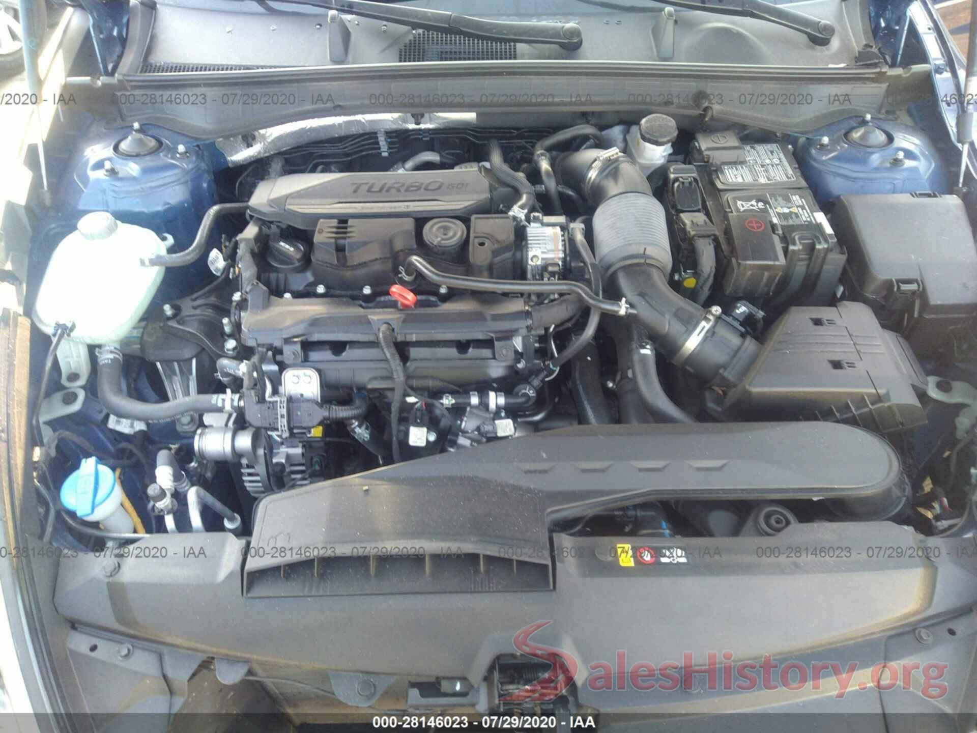 5NPEJ4J20LH003918 2020 HYUNDAI SONATA