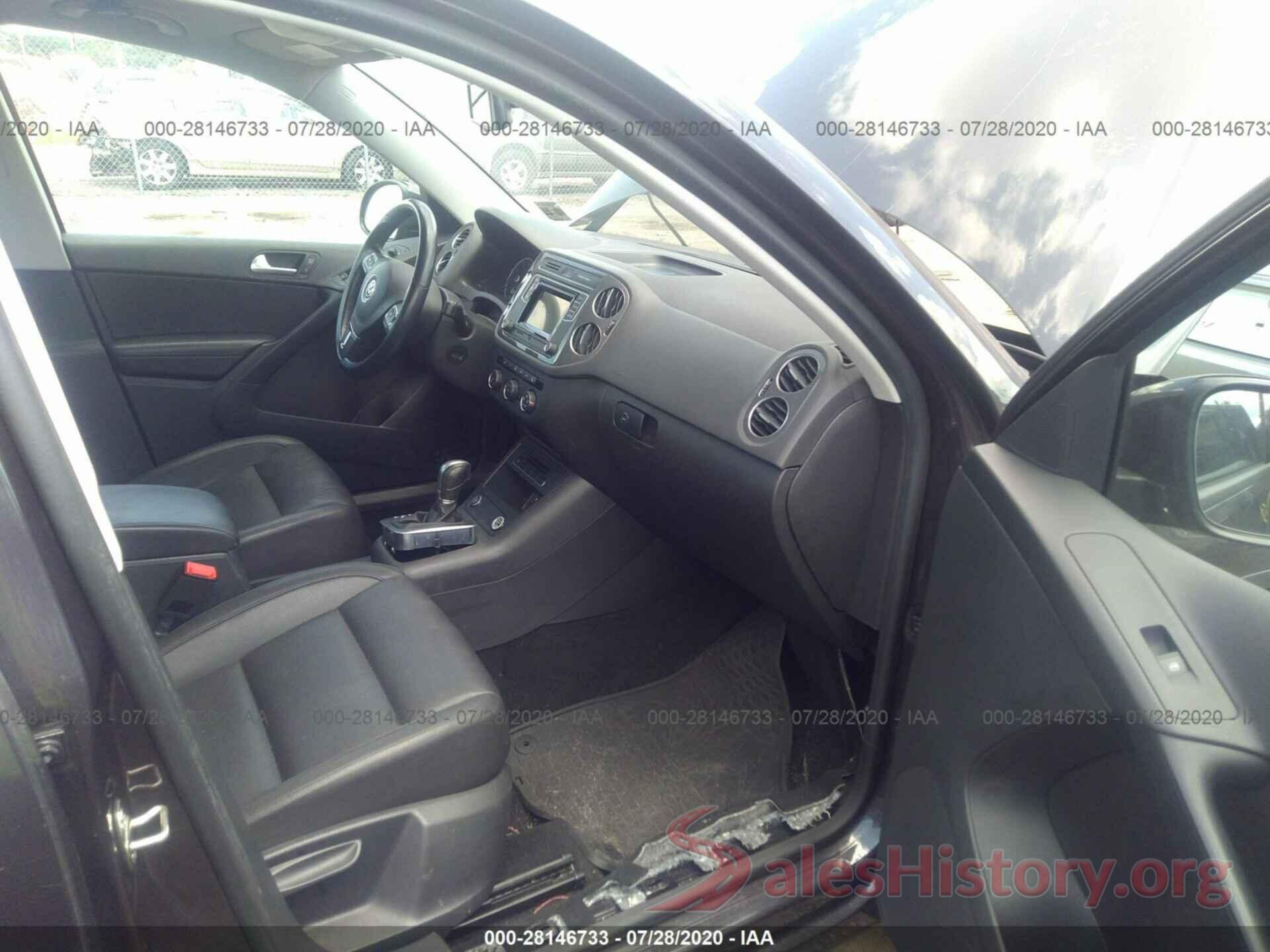 WVGBV7AXXGW501284 2016 VOLKSWAGEN TIGUAN