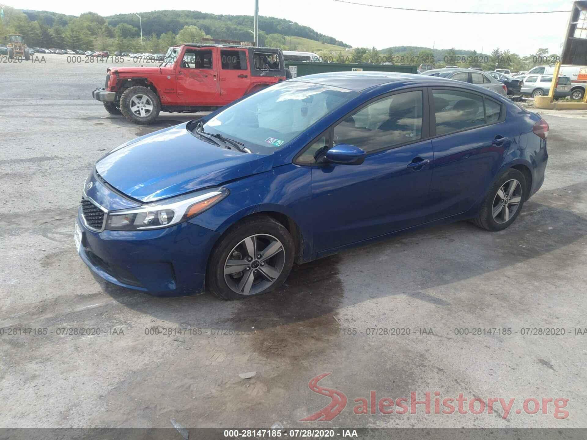 3KPFL4A77JE273613 2018 KIA FORTE