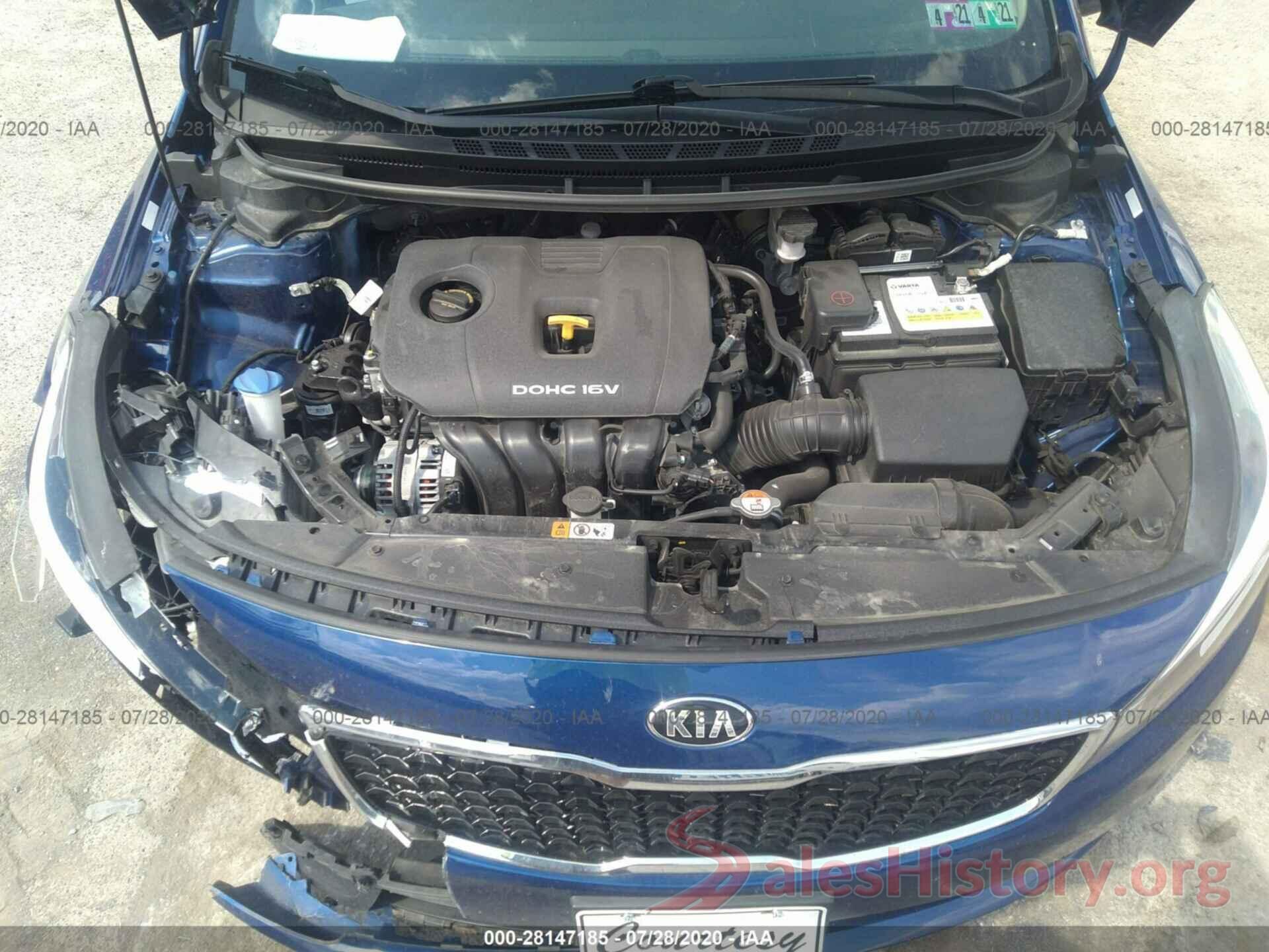 3KPFL4A77JE273613 2018 KIA FORTE