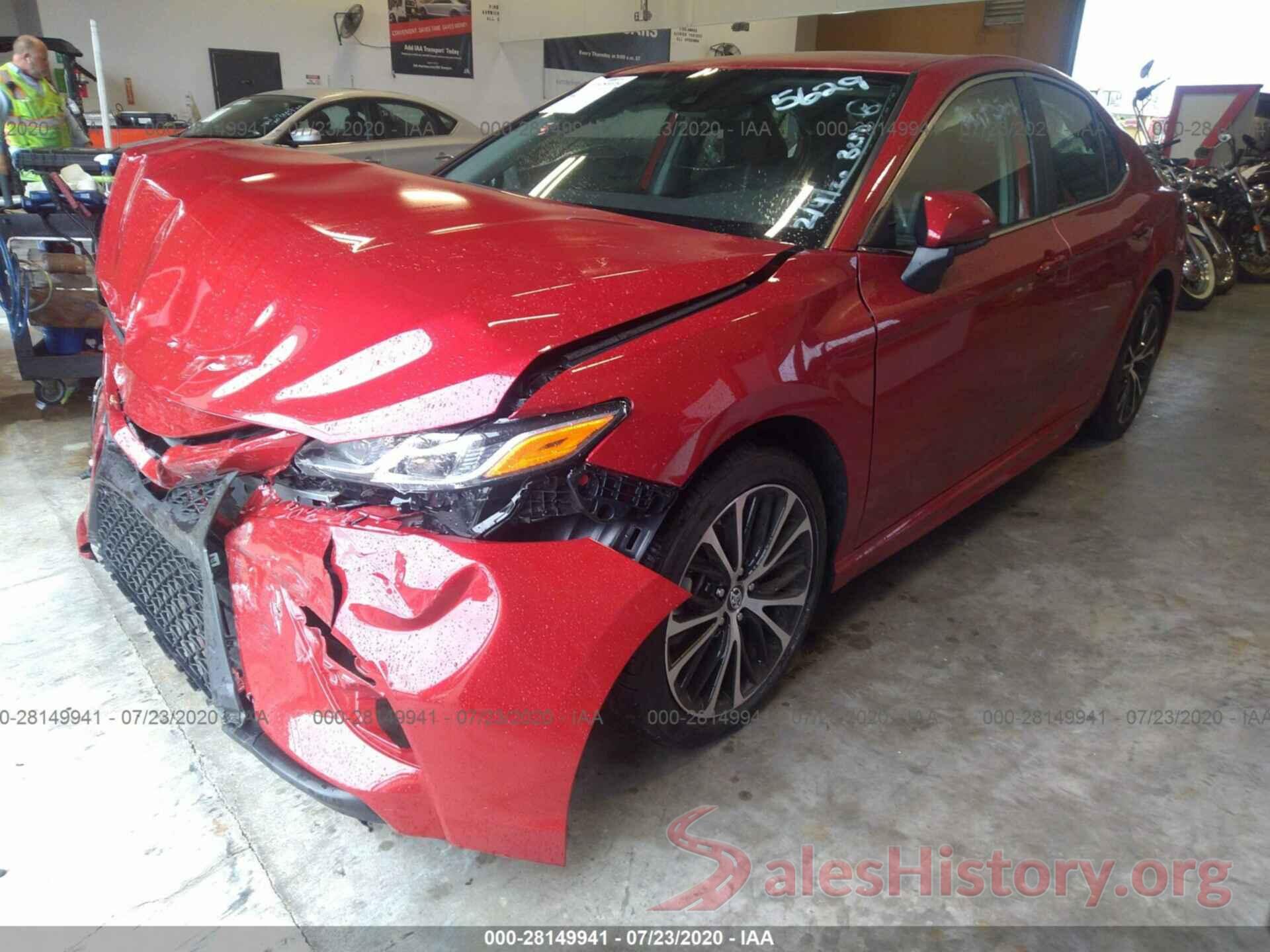 4T1B11HK4KU255629 2019 TOYOTA CAMRY