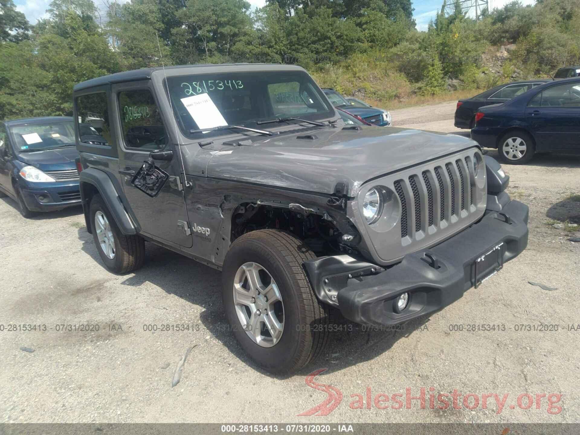 1C4GJXAN5LW181127 2020 JEEP WRANGLER