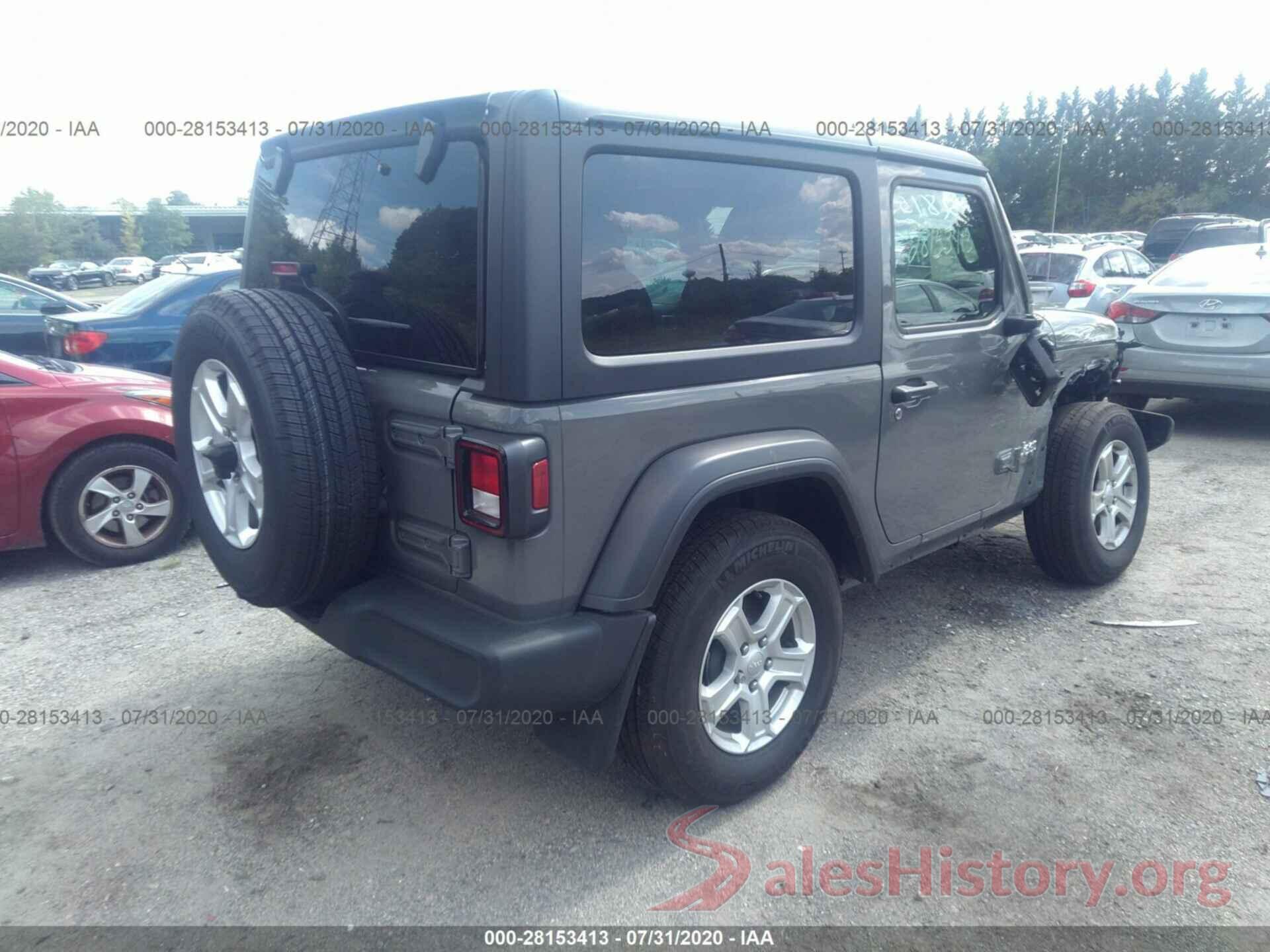 1C4GJXAN5LW181127 2020 JEEP WRANGLER