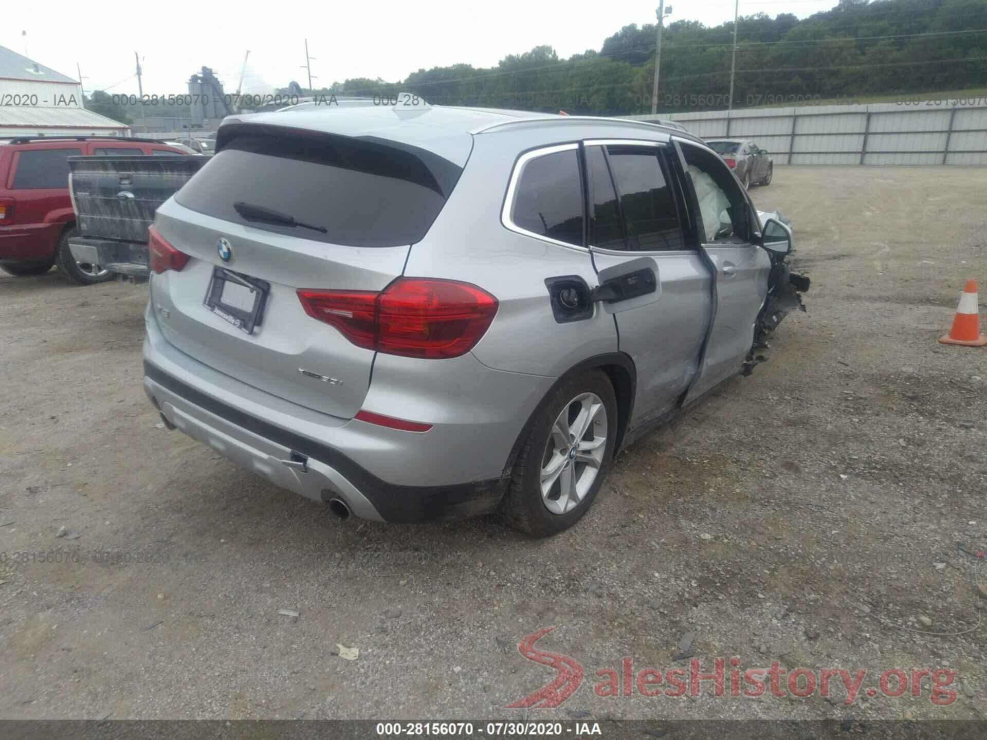 5UXTR9C53KLD91467 2019 BMW X3