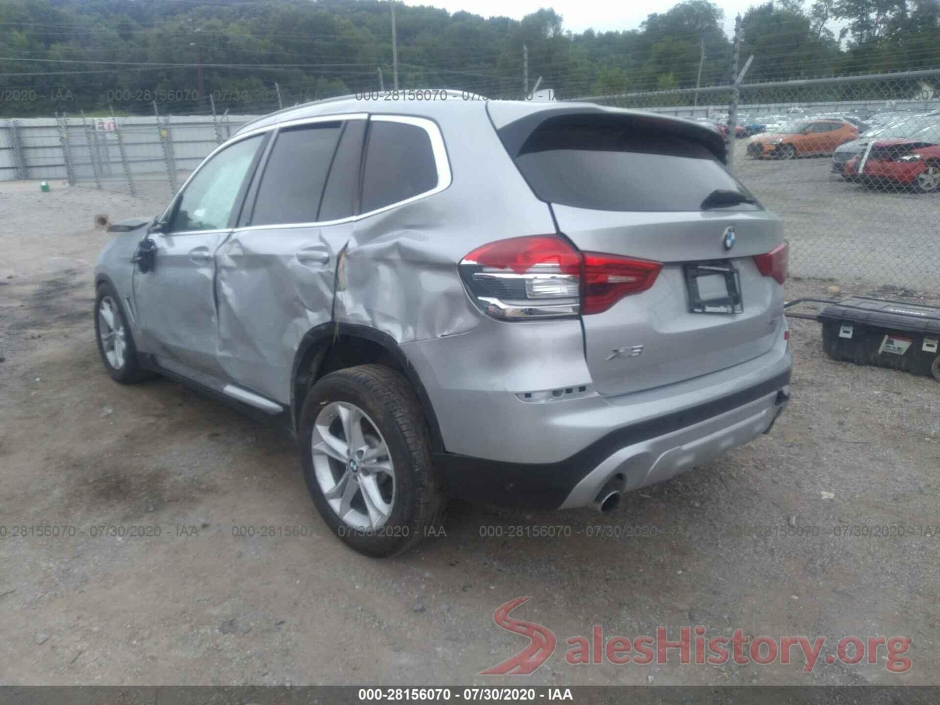 5UXTR9C53KLD91467 2019 BMW X3