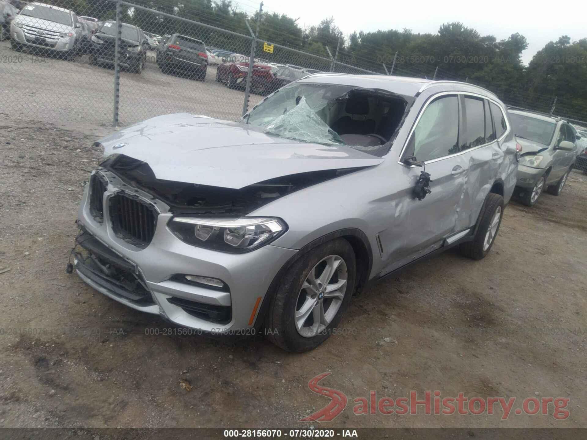 5UXTR9C53KLD91467 2019 BMW X3