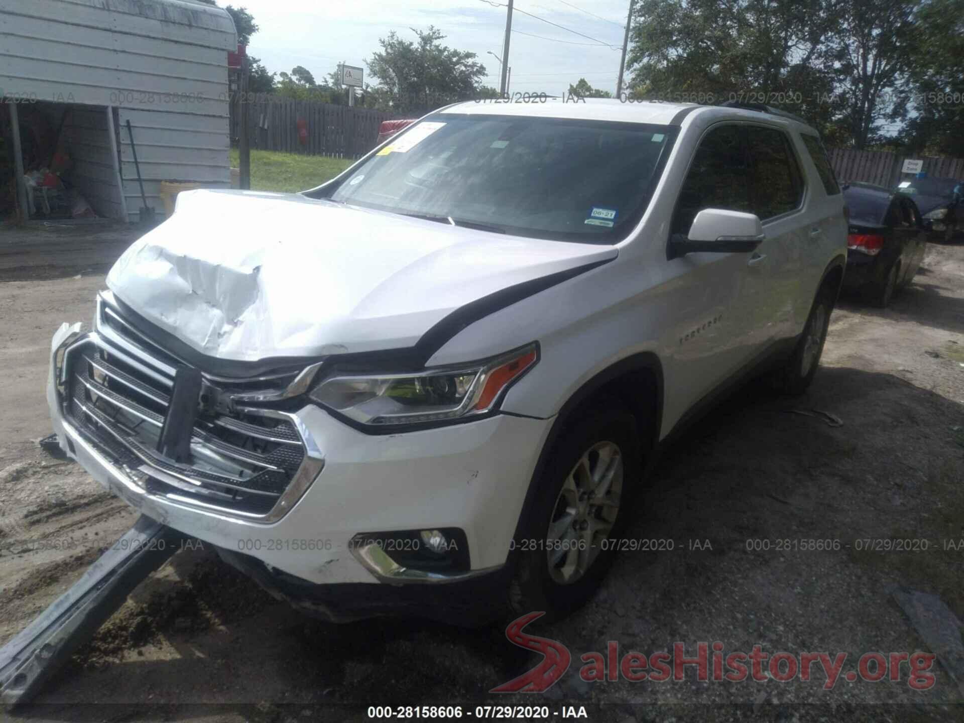 1GNERGKW0JJ279748 2018 CHEVROLET TRAVERSE