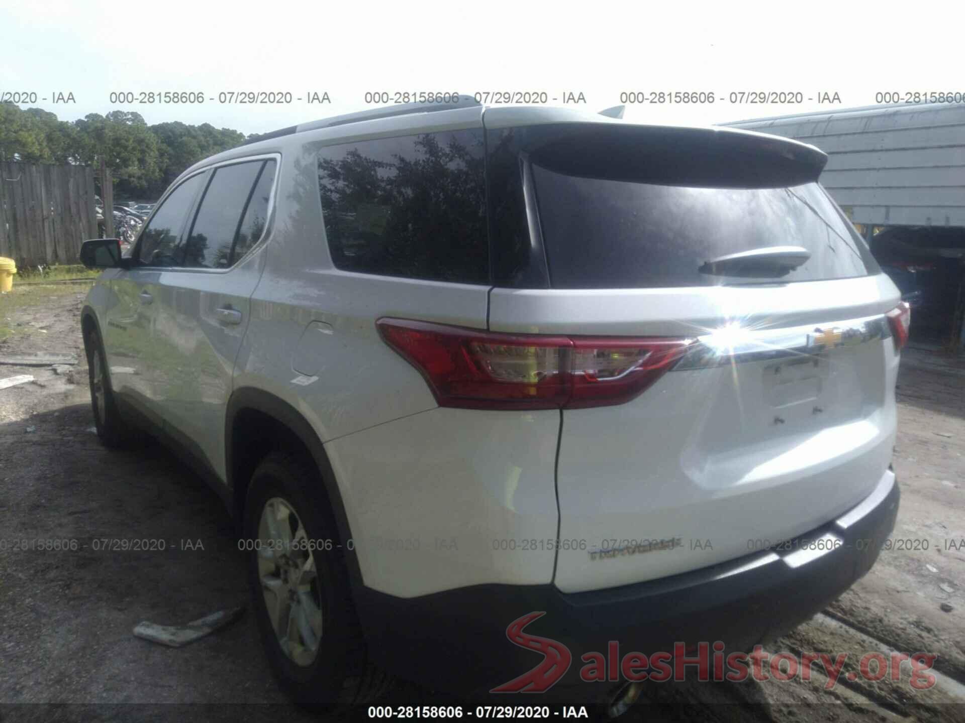 1GNERGKW0JJ279748 2018 CHEVROLET TRAVERSE