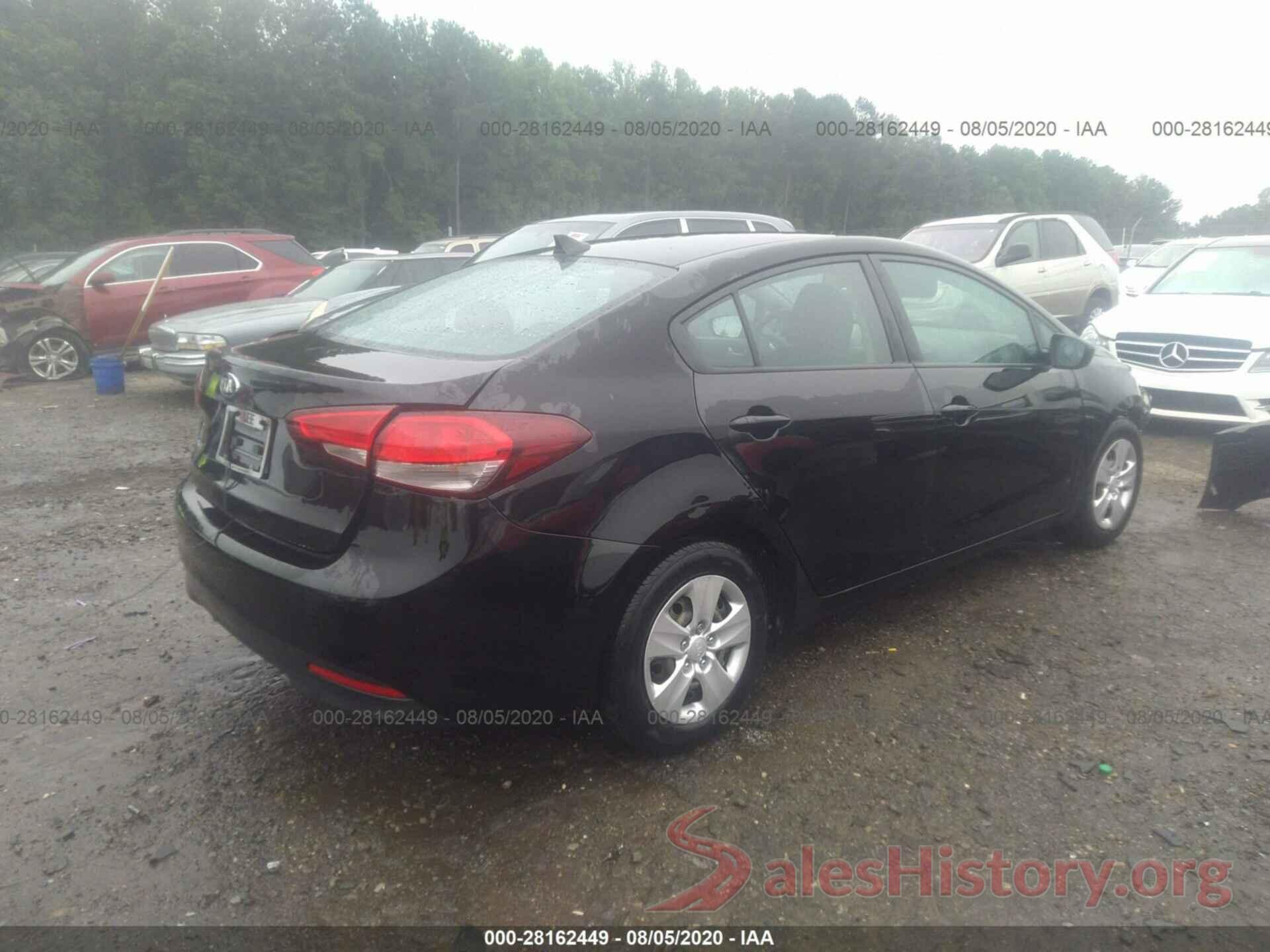 3KPFK4A70HE011655 2017 KIA FORTE