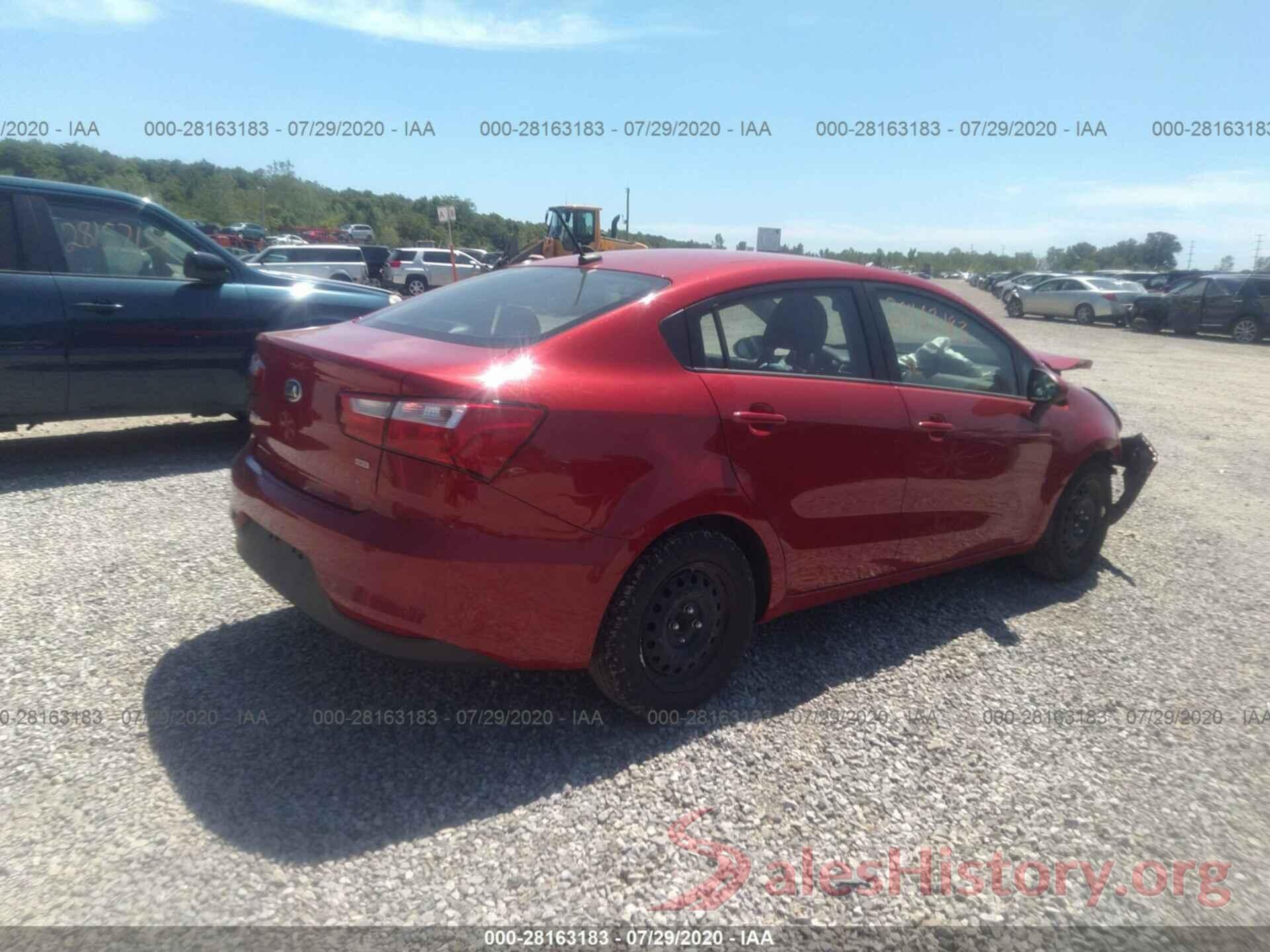 KNADM4A33H6005737 2017 KIA RIO