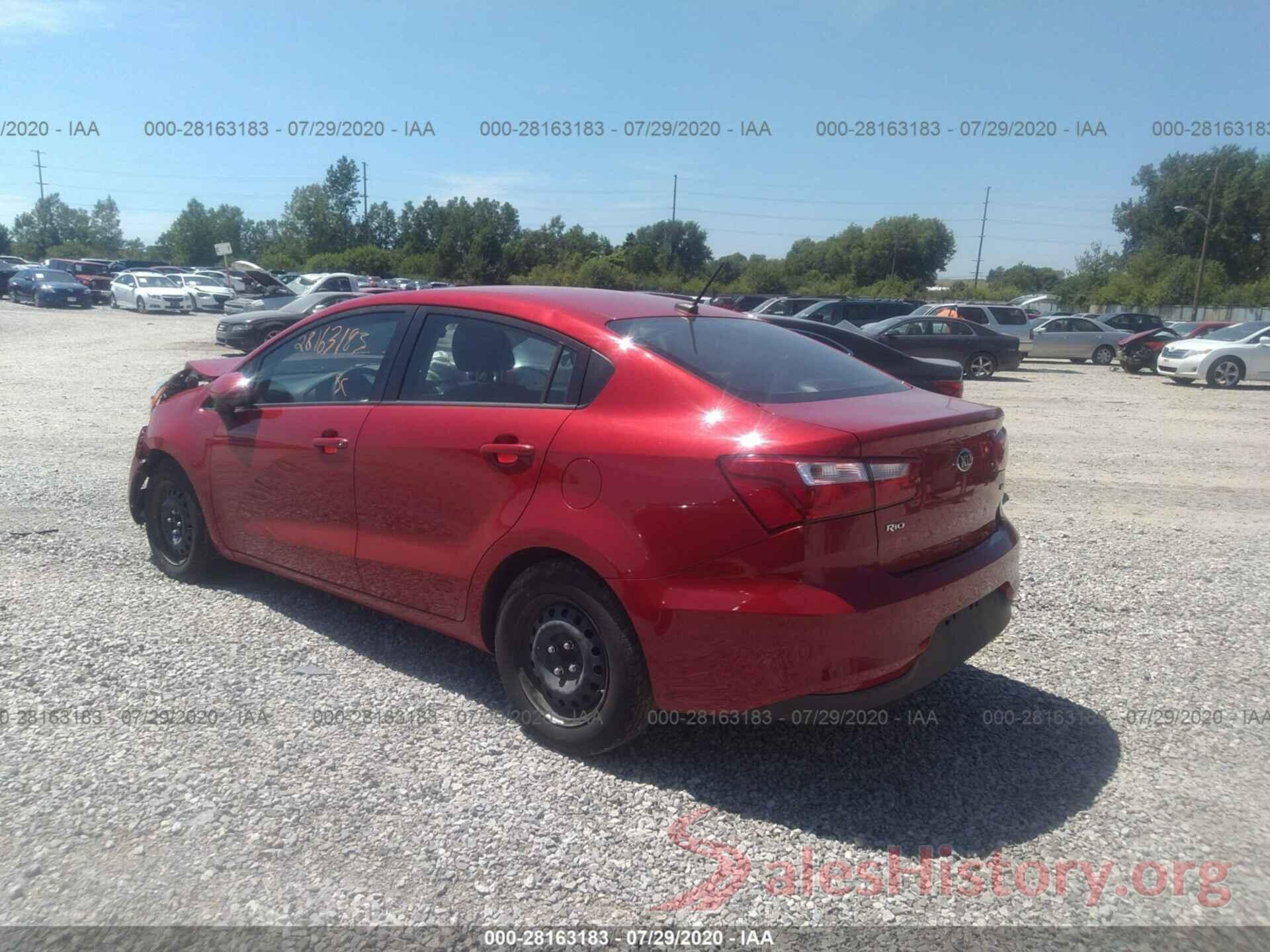 KNADM4A33H6005737 2017 KIA RIO