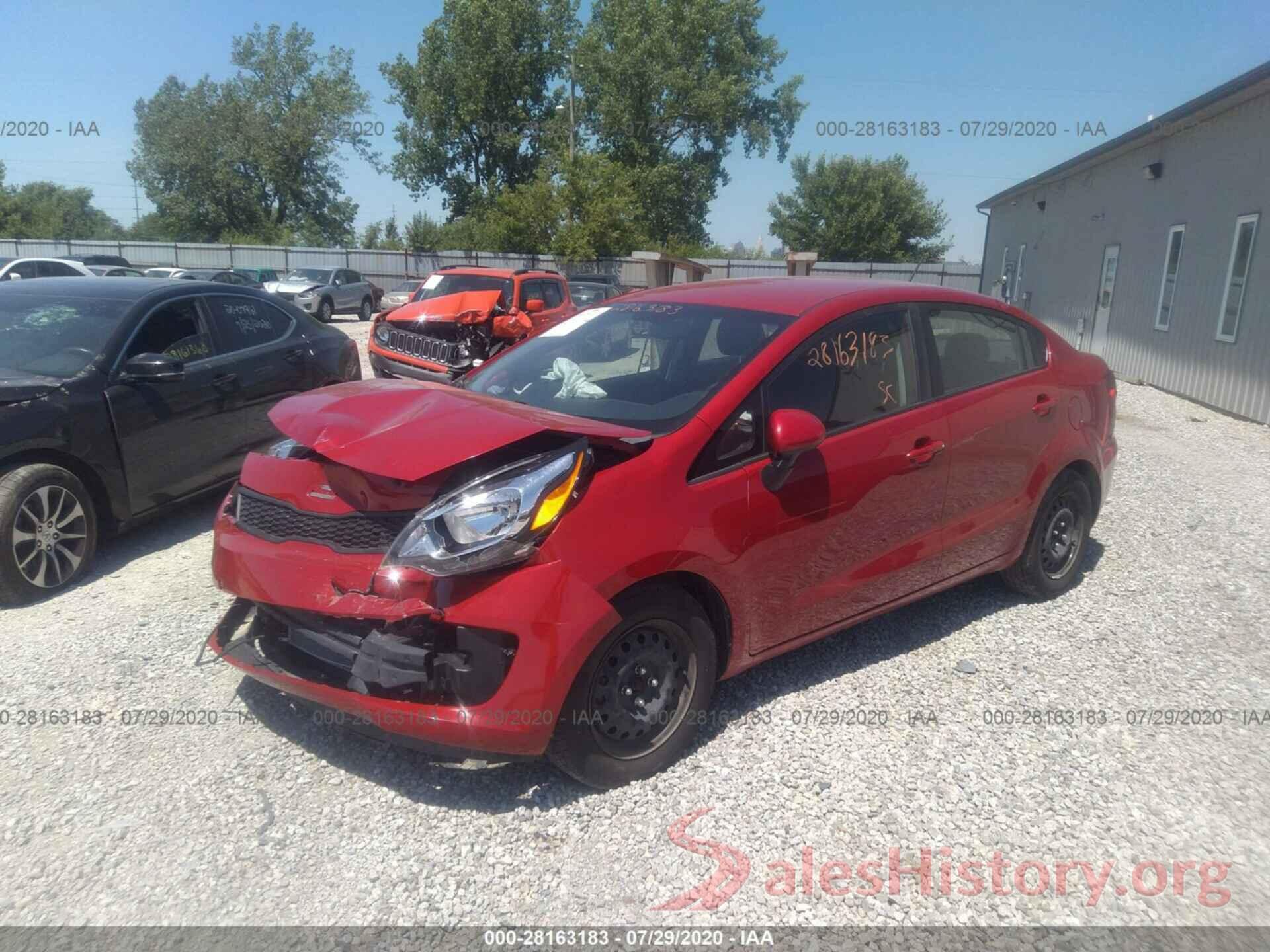 KNADM4A33H6005737 2017 KIA RIO