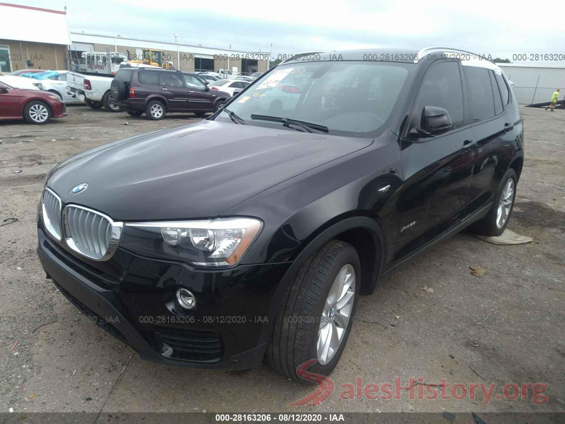 5UXWX9C39H0W71547 2017 BMW X3