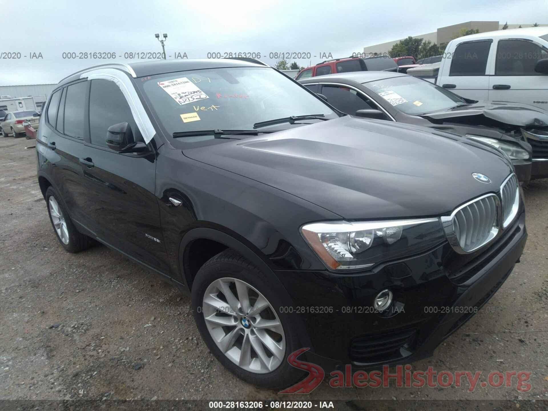 5UXWX9C39H0W71547 2017 BMW X3