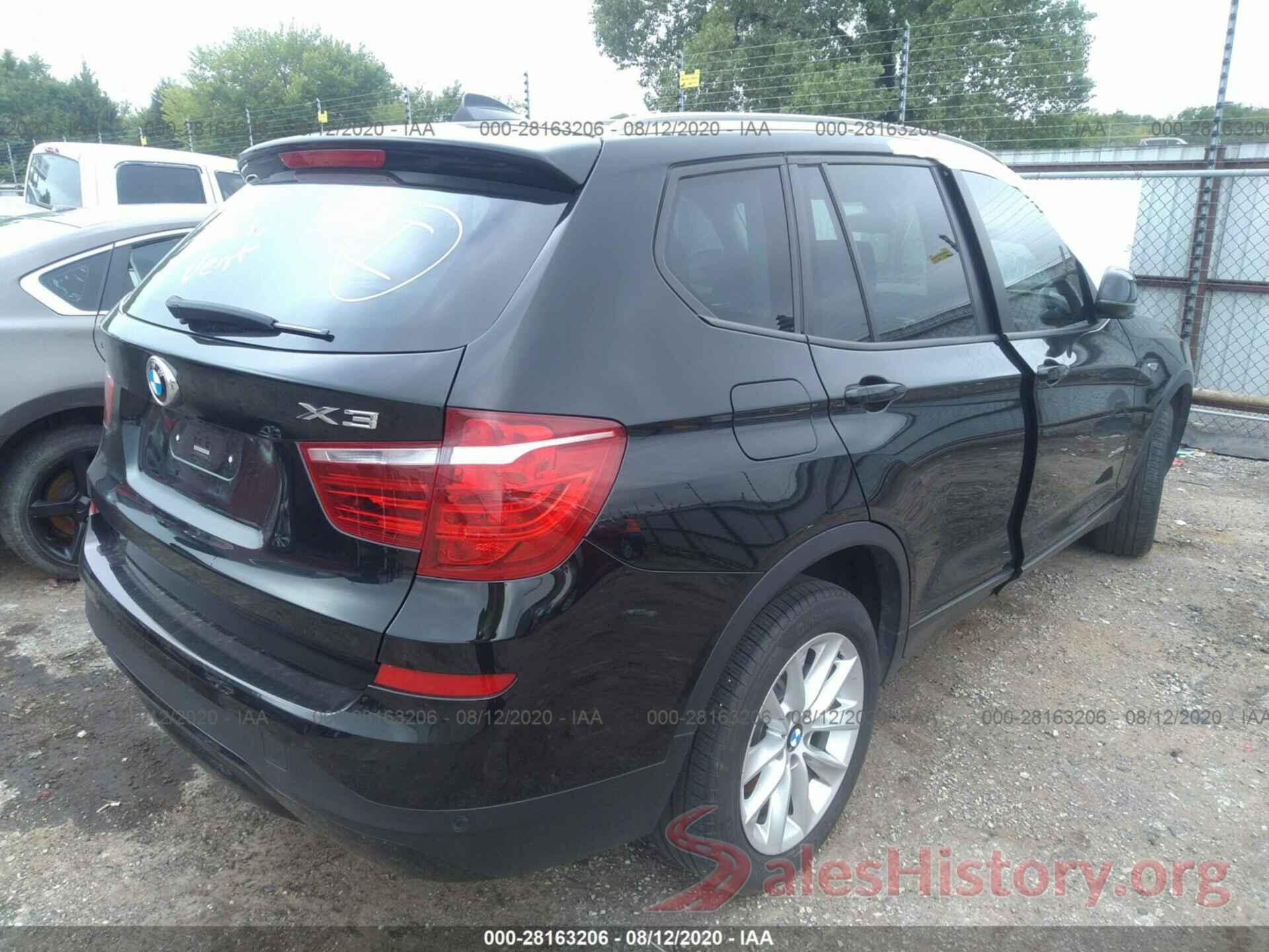 5UXWX9C39H0W71547 2017 BMW X3