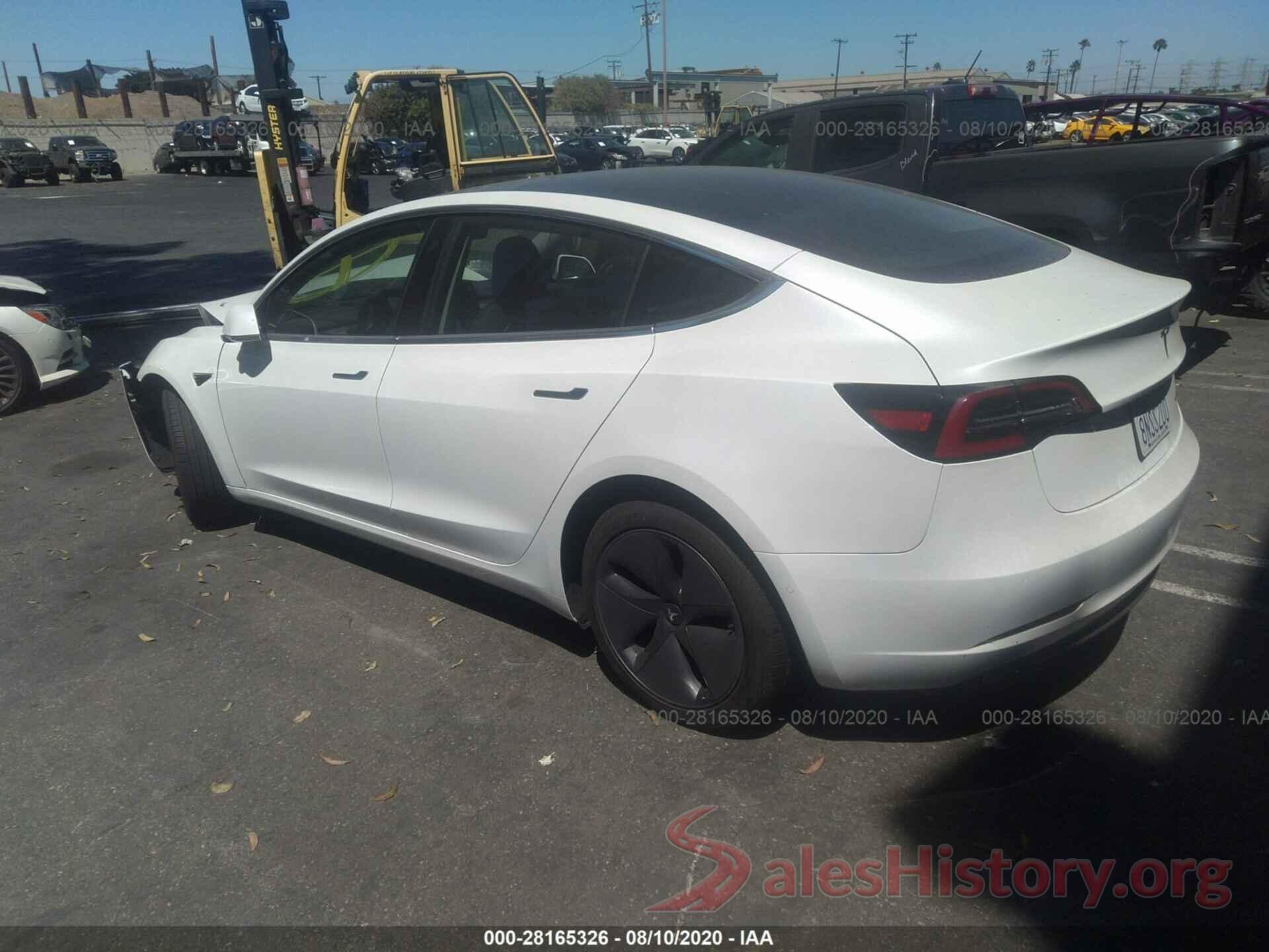 5YJ3E1EB3LF628199 2020 TESLA MODEL 3