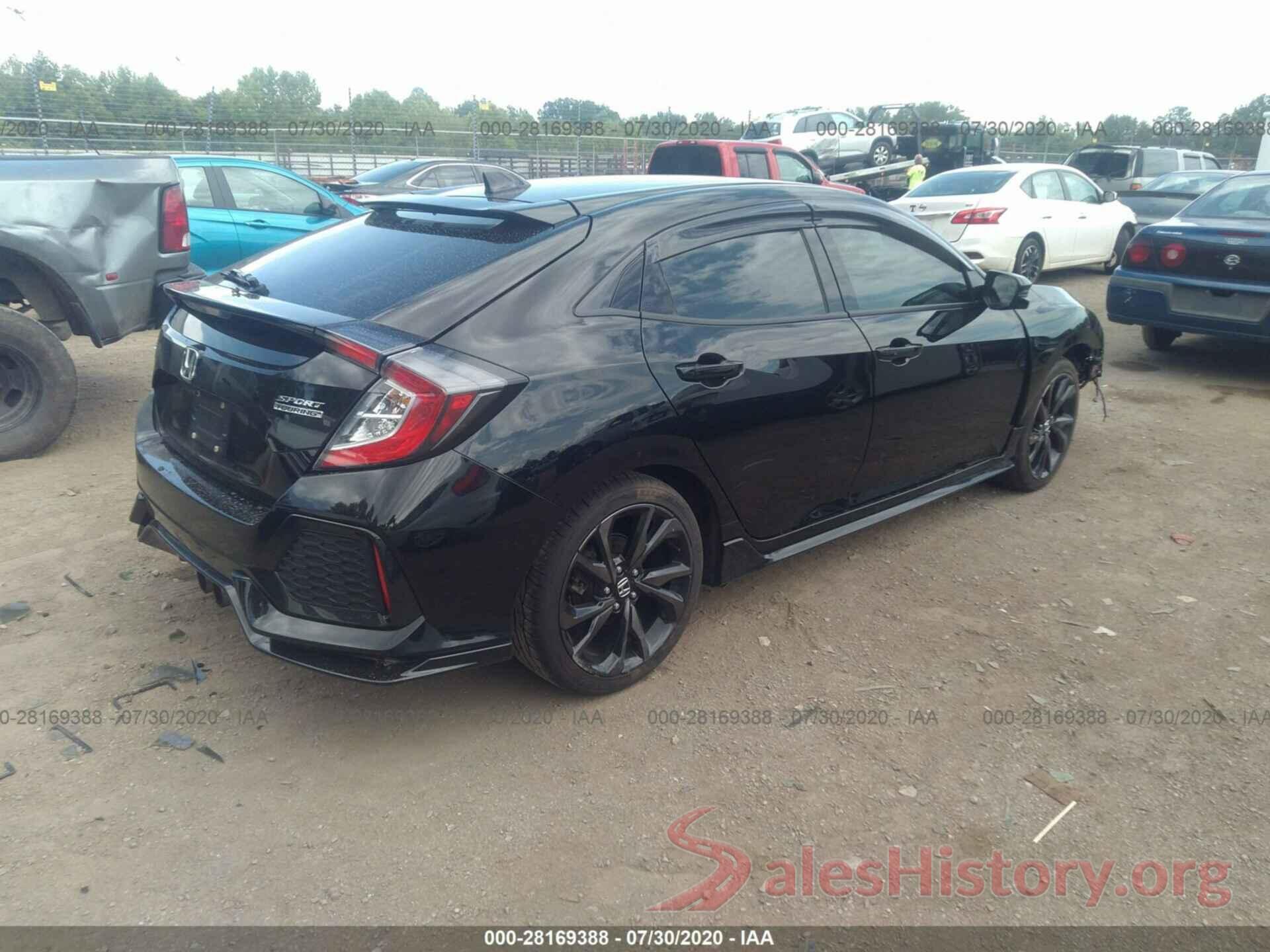 SHHFK7H96JU212161 2018 HONDA CIVIC HATCHBACK