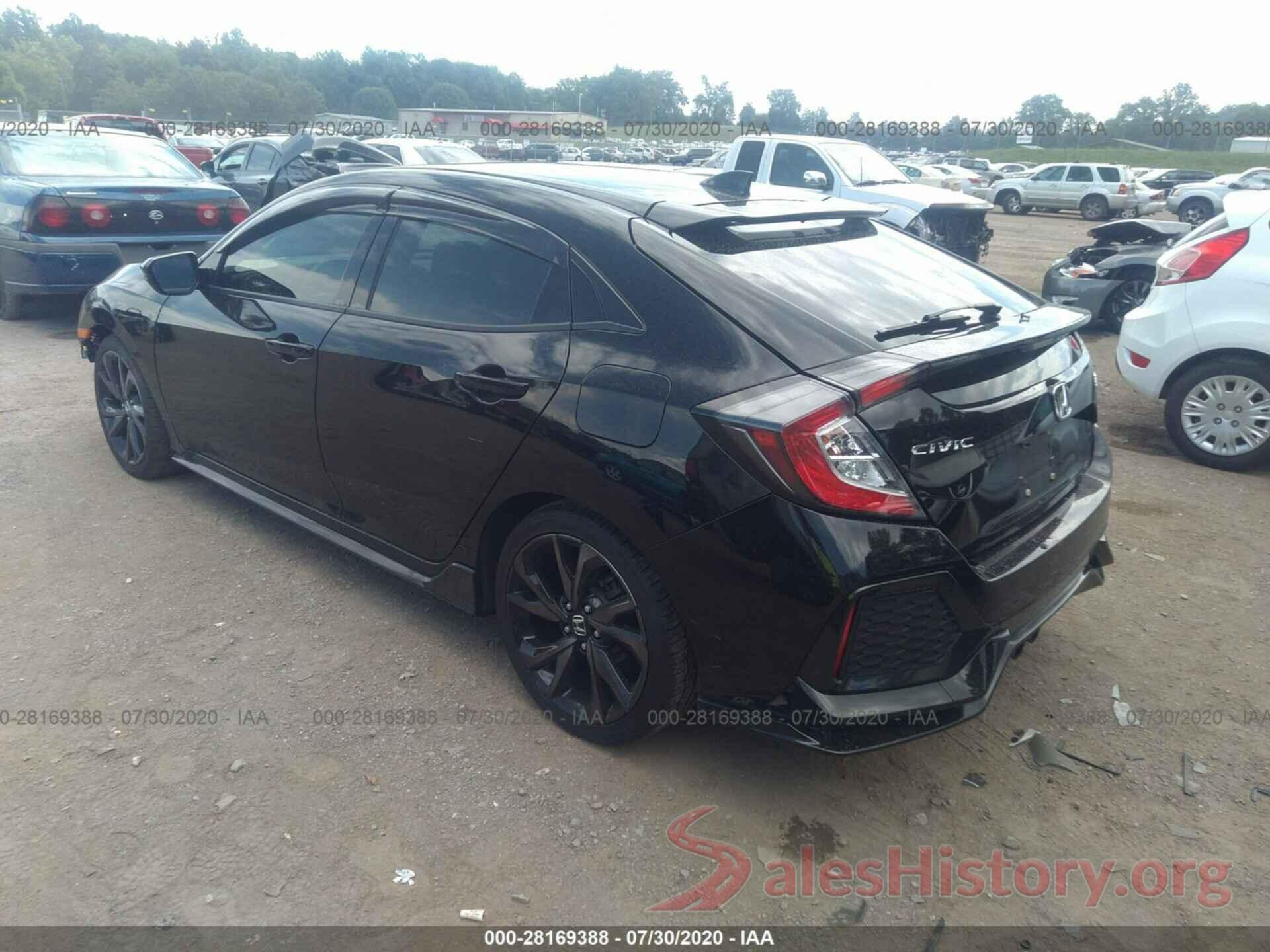 SHHFK7H96JU212161 2018 HONDA CIVIC HATCHBACK