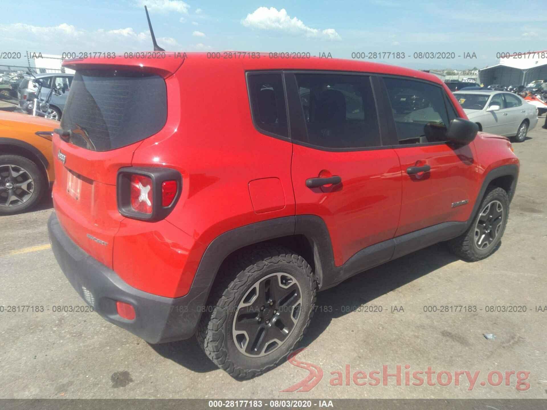 ZACCJBAW1GPD19338 2016 JEEP RENEGADE