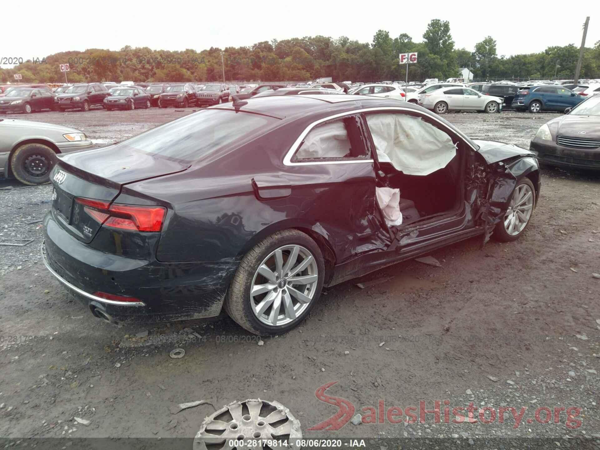 WAUPNAF59JA003464 2017 AUDI A5