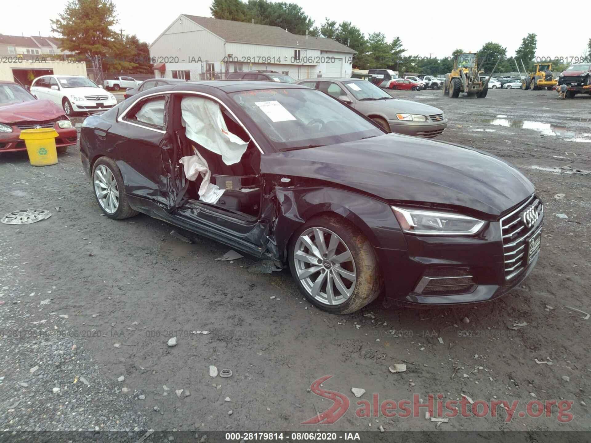 WAUPNAF59JA003464 2017 AUDI A5