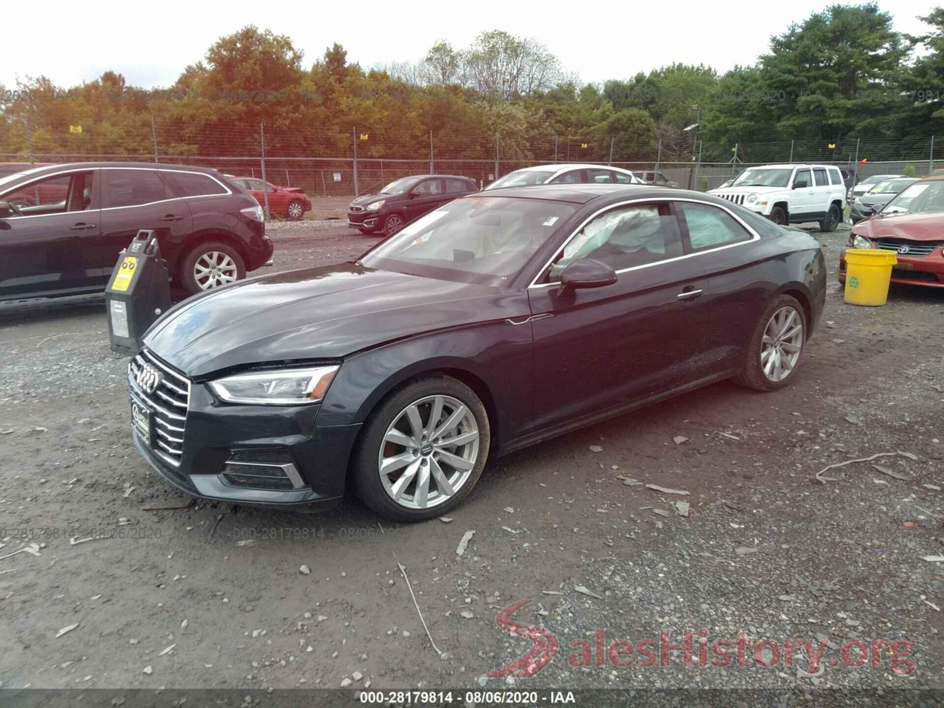 WAUPNAF59JA003464 2017 AUDI A5