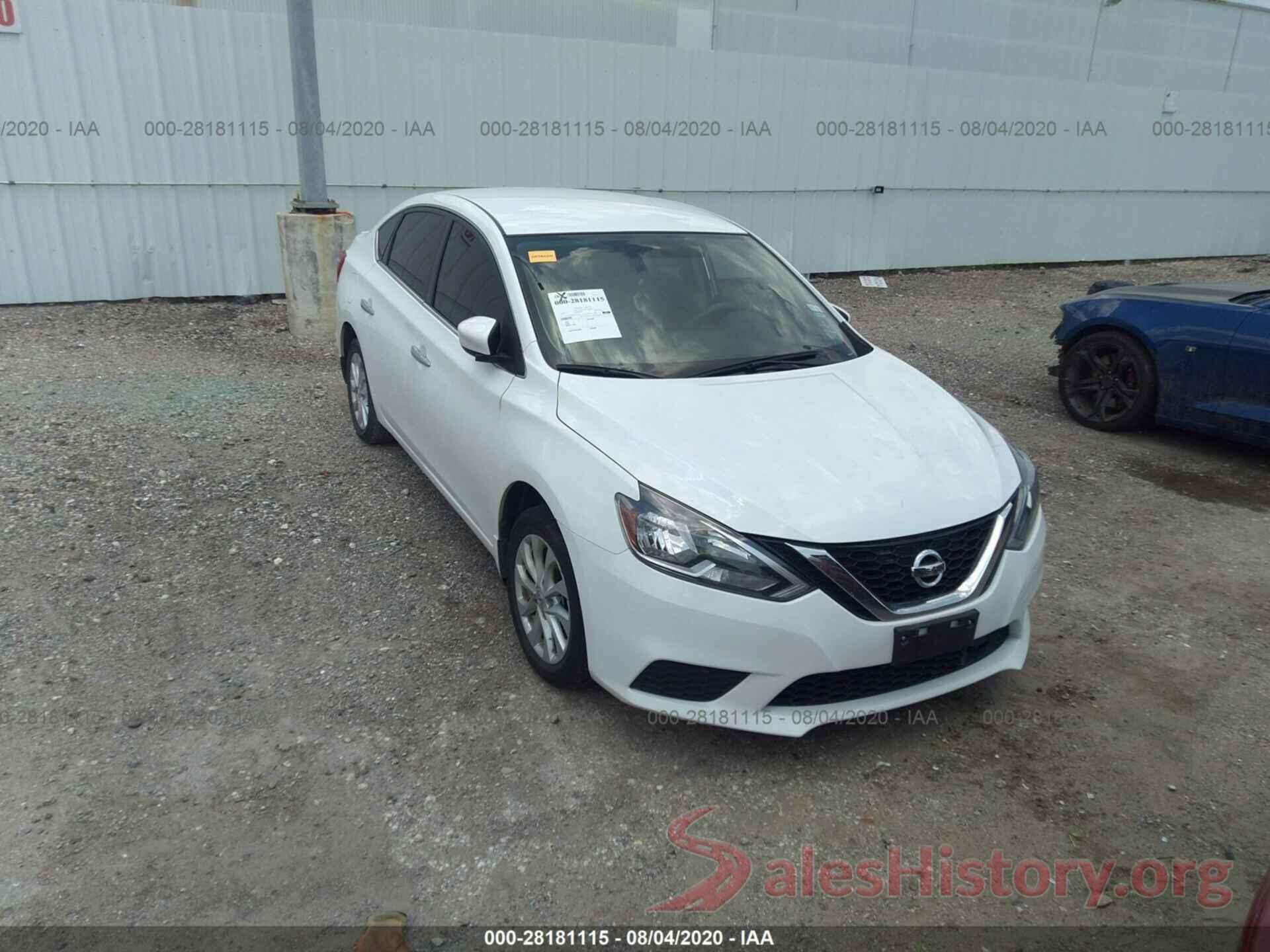 3N1AB7AP0KY302080 2019 NISSAN SENTRA