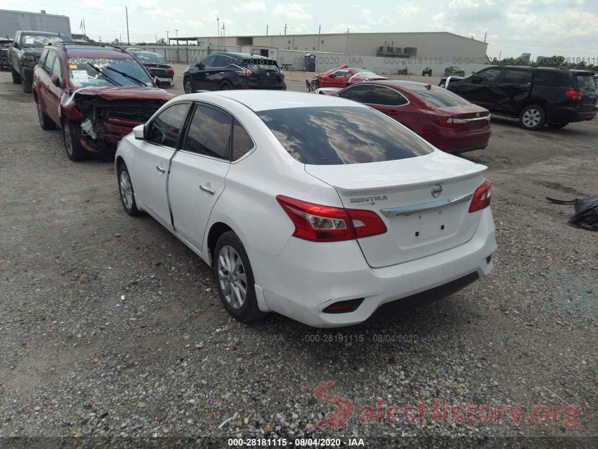 3N1AB7AP0KY302080 2019 NISSAN SENTRA