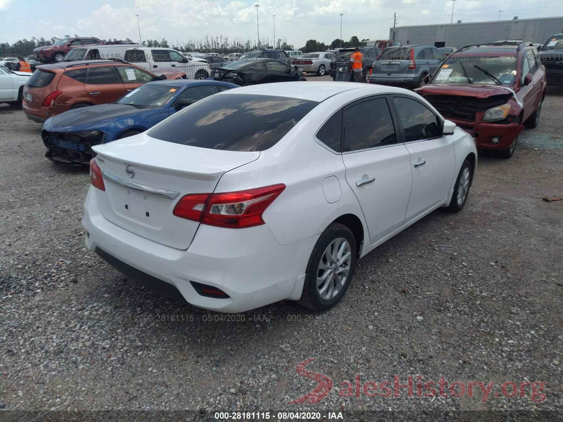 3N1AB7AP0KY302080 2019 NISSAN SENTRA