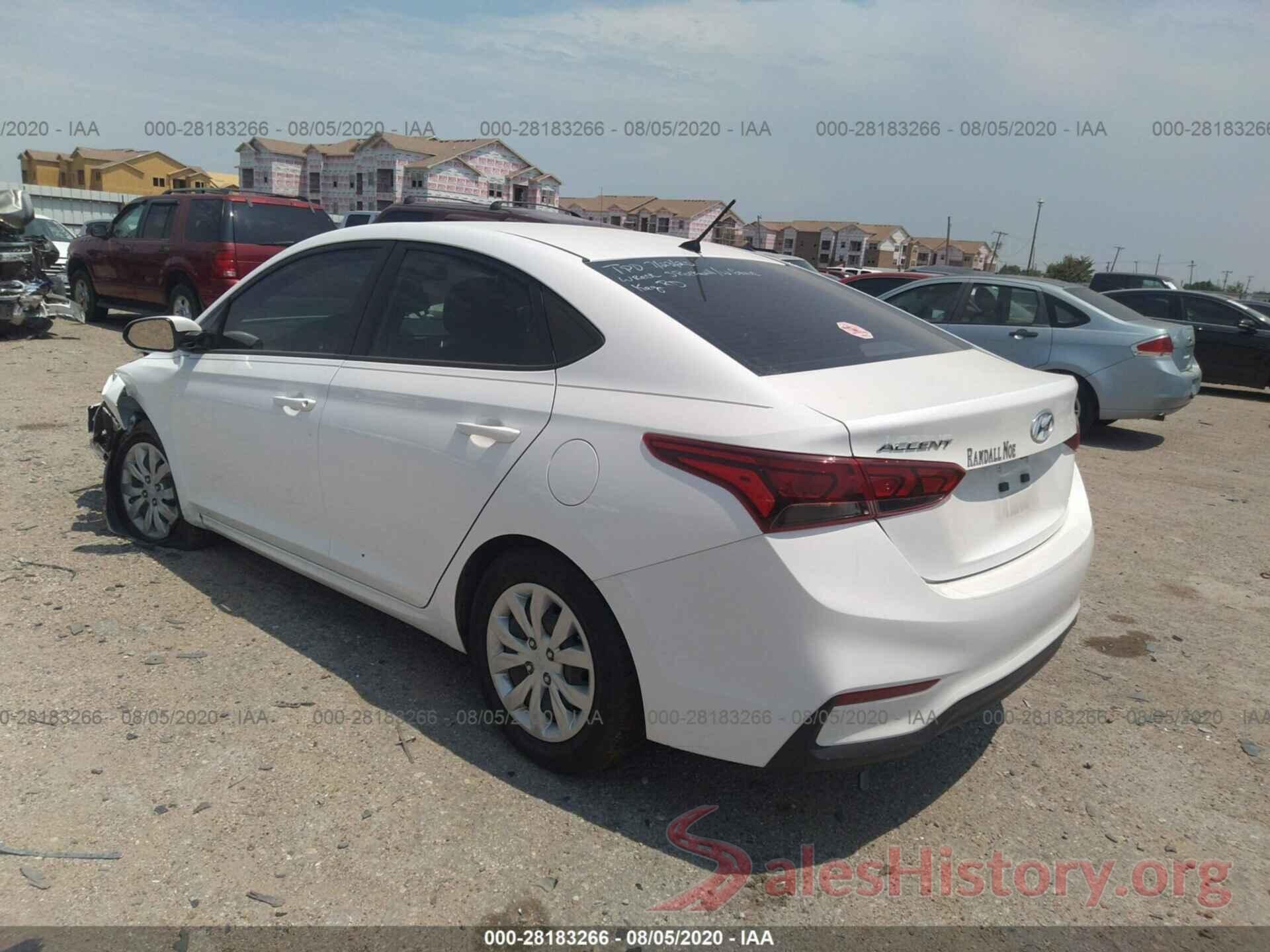 3KPC24A33KE071355 2019 HYUNDAI ACCENT