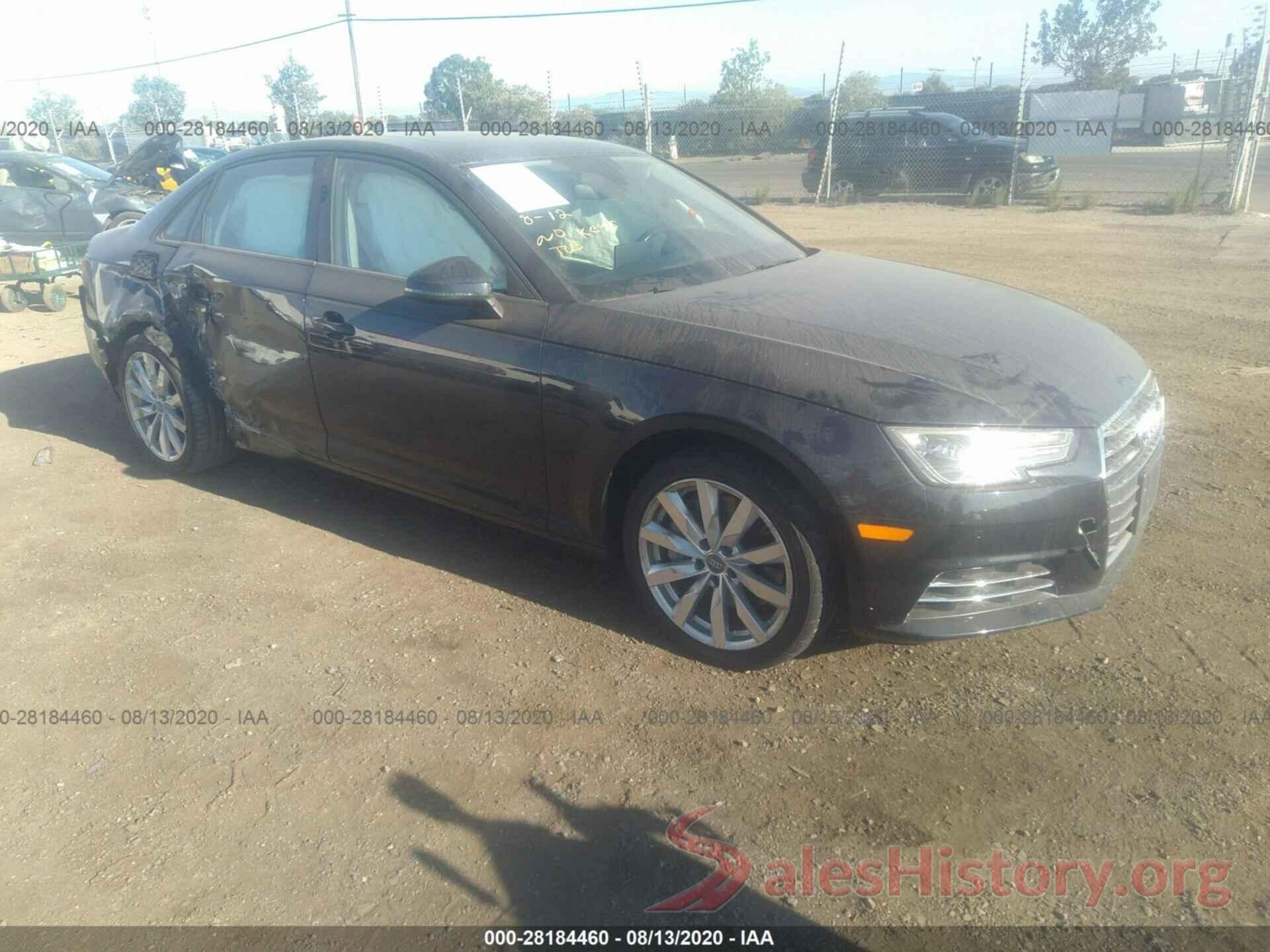 WAUGNAF47HN001156 2017 AUDI A4