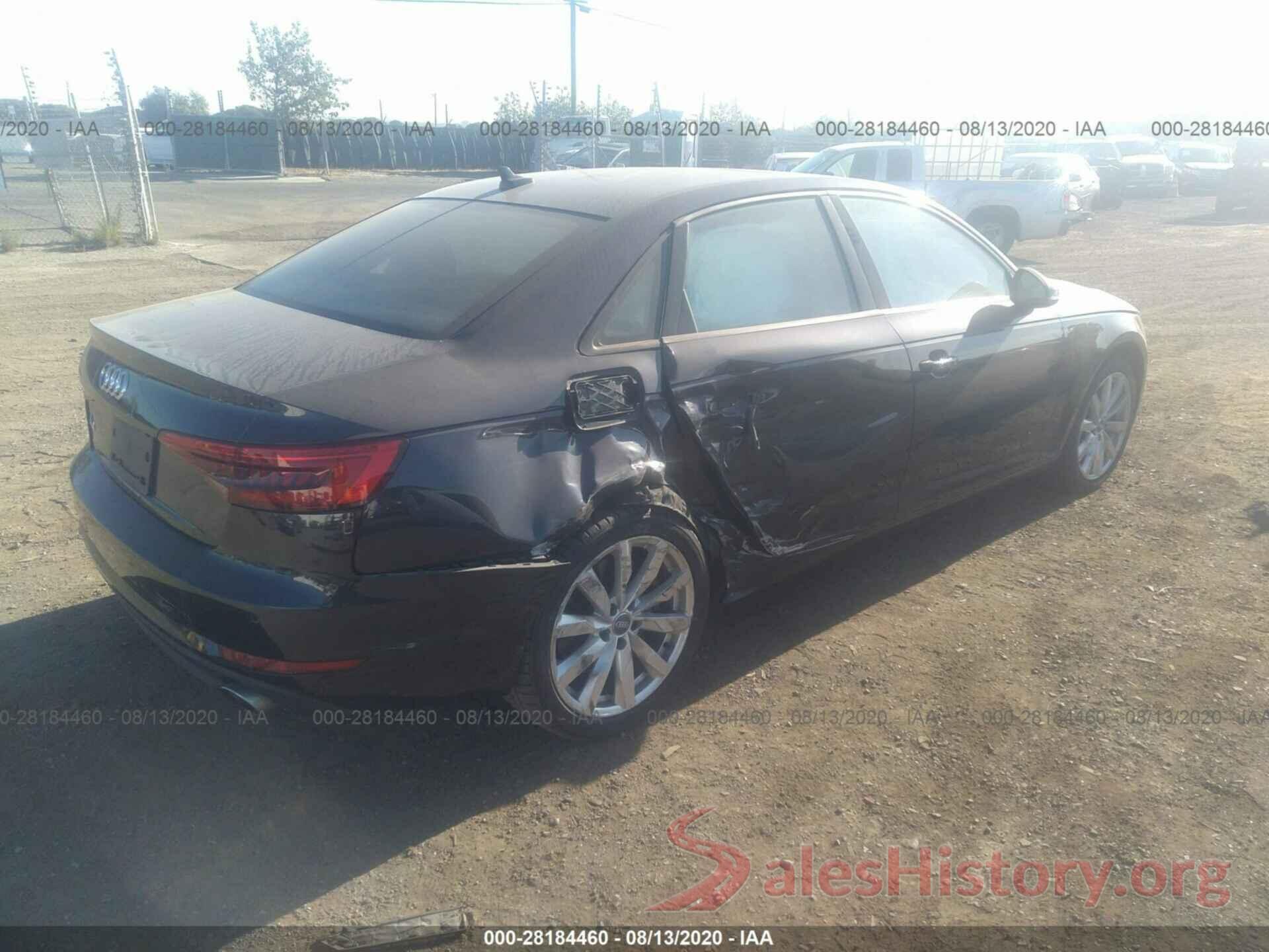 WAUGNAF47HN001156 2017 AUDI A4