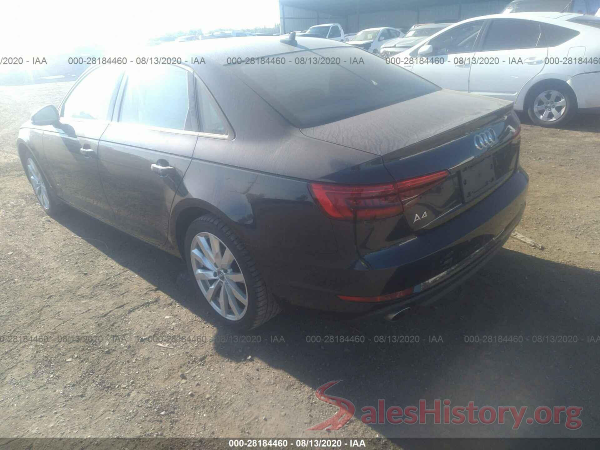 WAUGNAF47HN001156 2017 AUDI A4