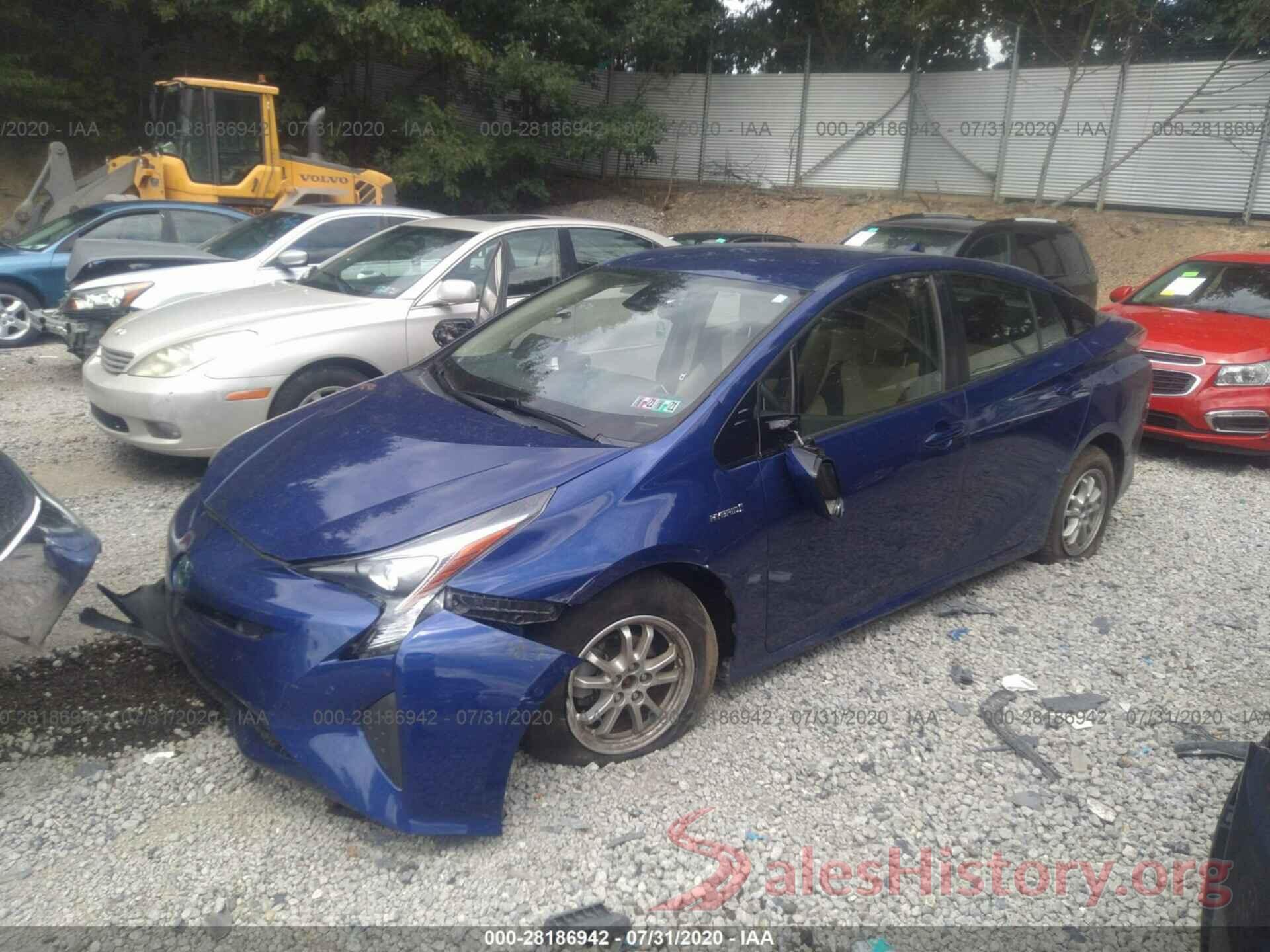 JTDKBRFU9H3565407 2017 TOYOTA PRIUS