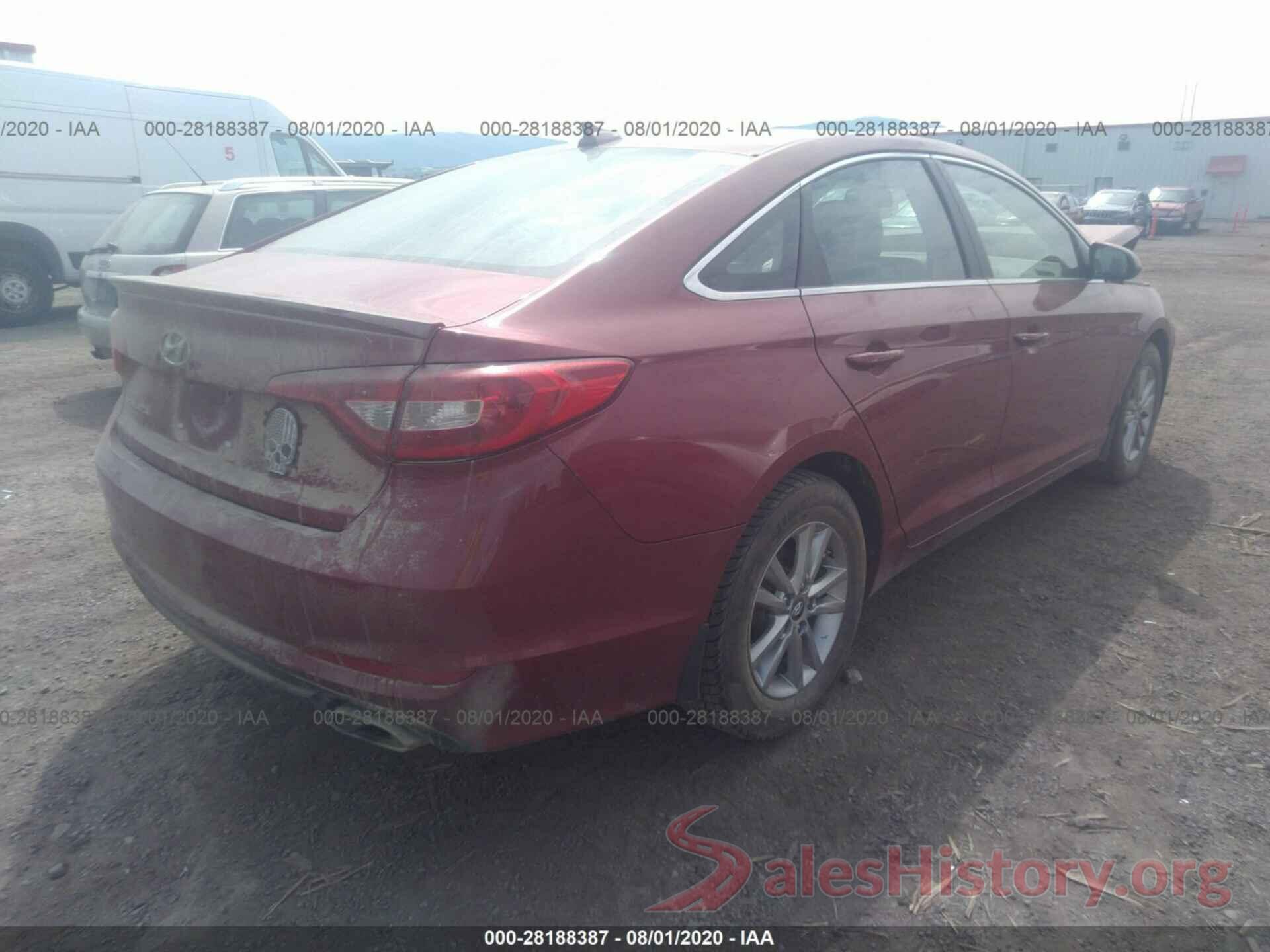 5NPE24AF5GH296396 2016 HYUNDAI SONATA