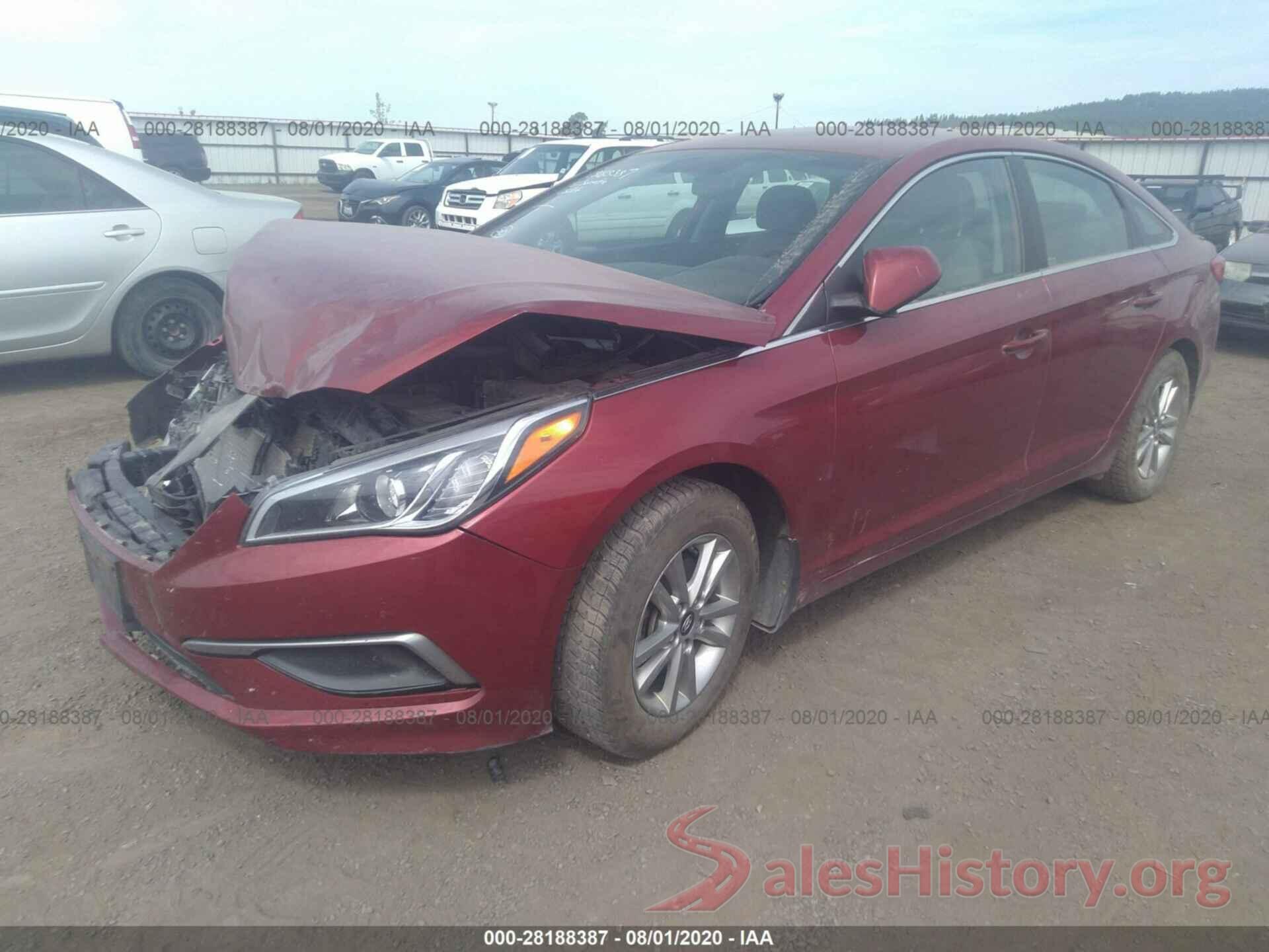 5NPE24AF5GH296396 2016 HYUNDAI SONATA