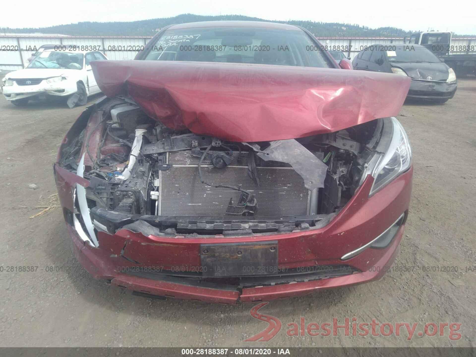 5NPE24AF5GH296396 2016 HYUNDAI SONATA