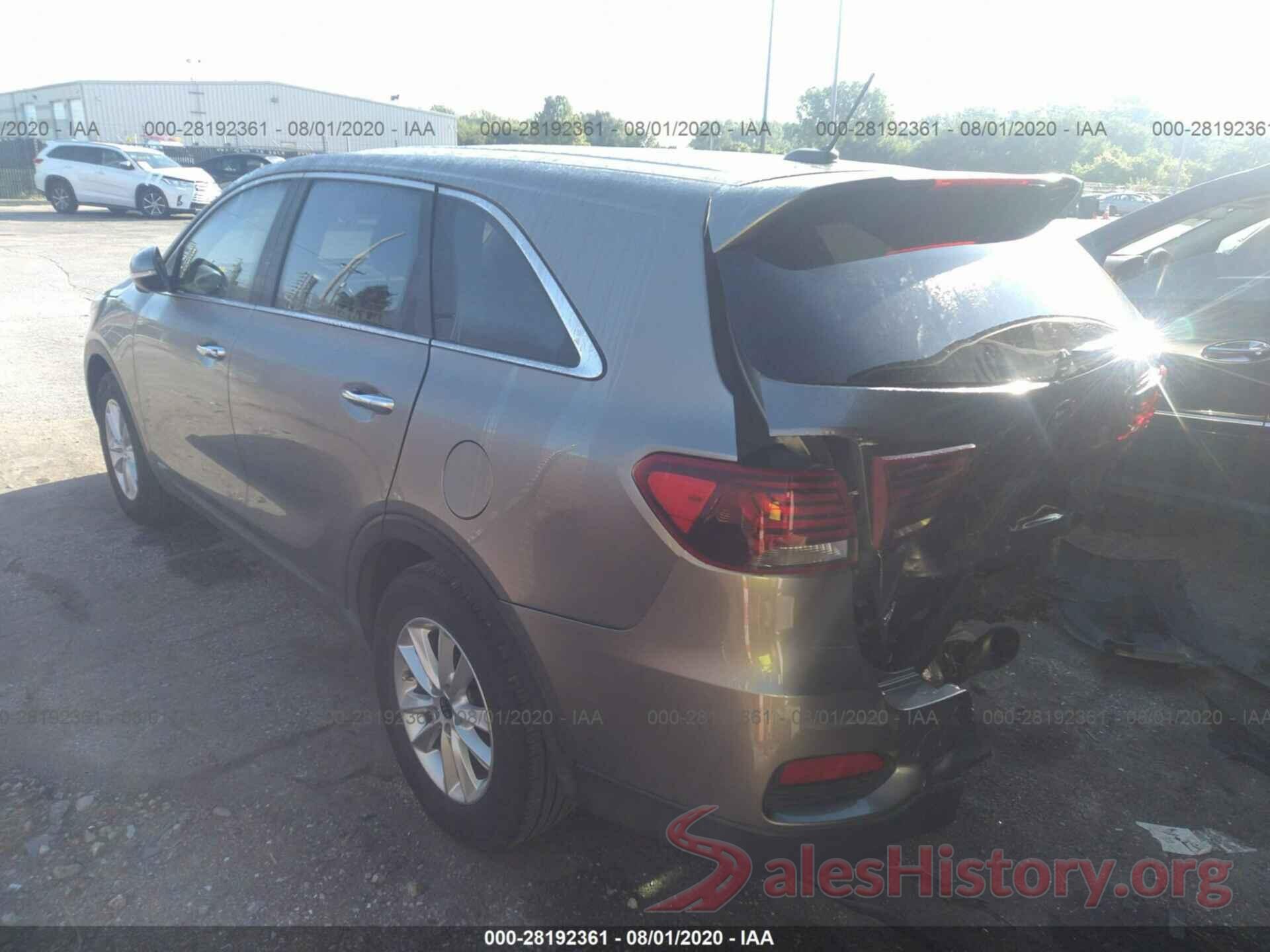 5XYPGDA55KG545085 2019 KIA SORENTO