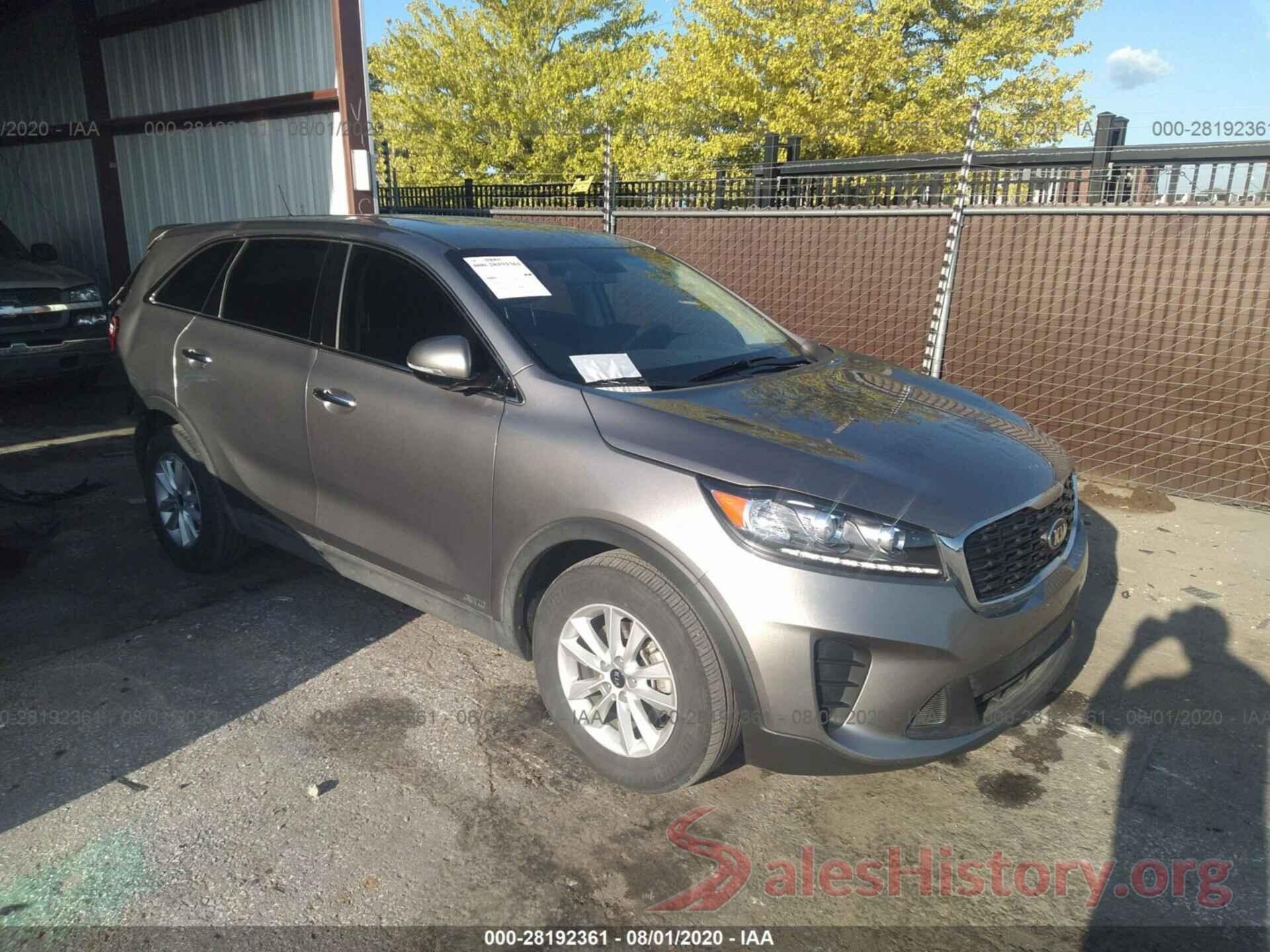 5XYPGDA55KG545085 2019 KIA SORENTO