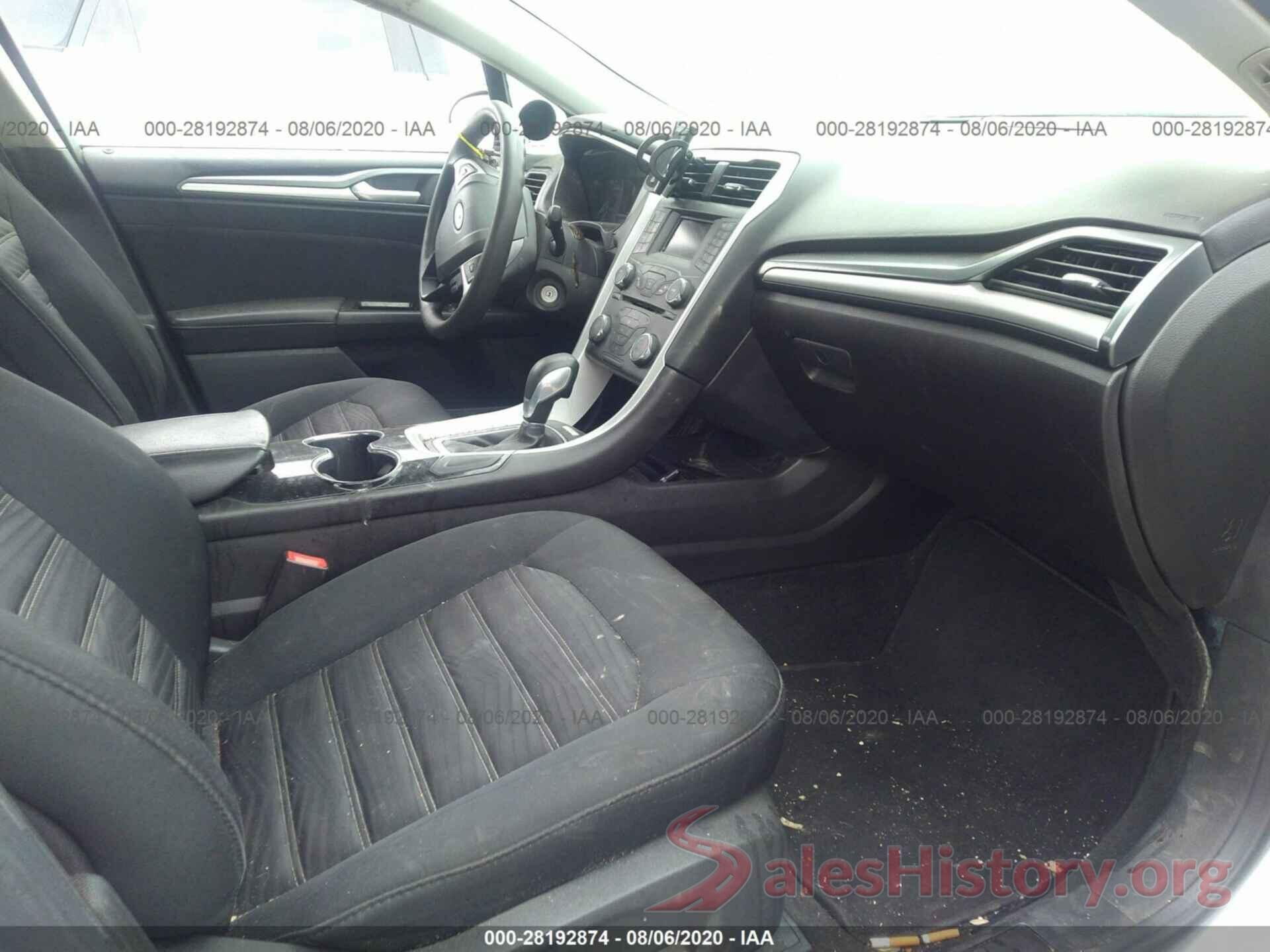 3FA6P0H7XGR146350 2016 FORD FUSION