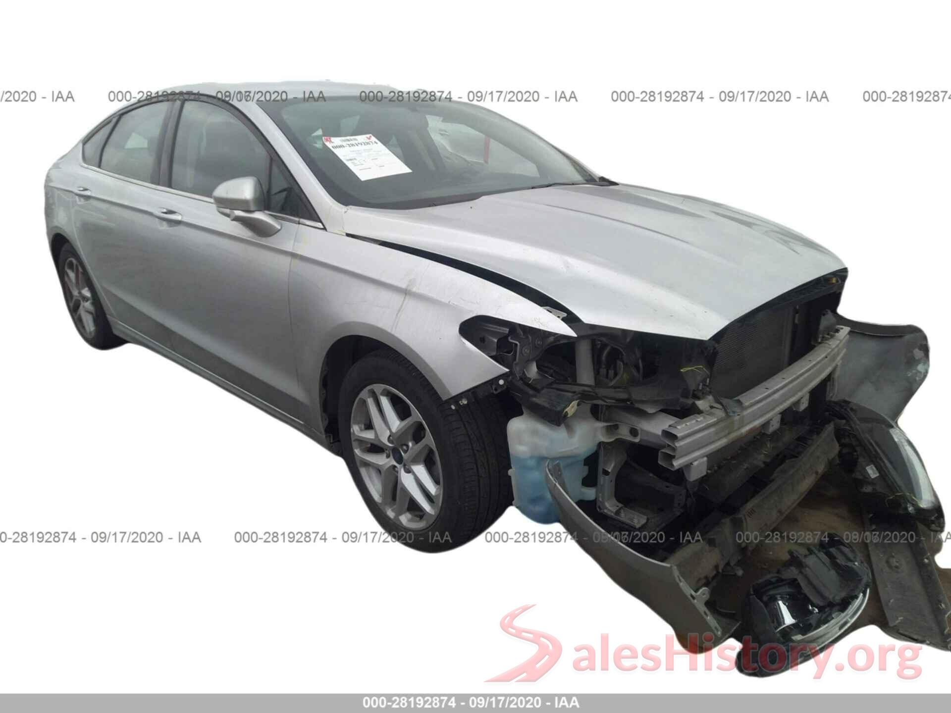 3FA6P0H7XGR146350 2016 FORD FUSION