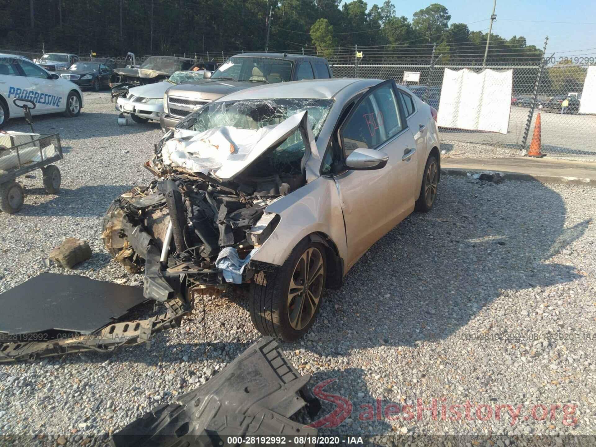 KNAFX4A81G5545880 2018 KIA FORTE