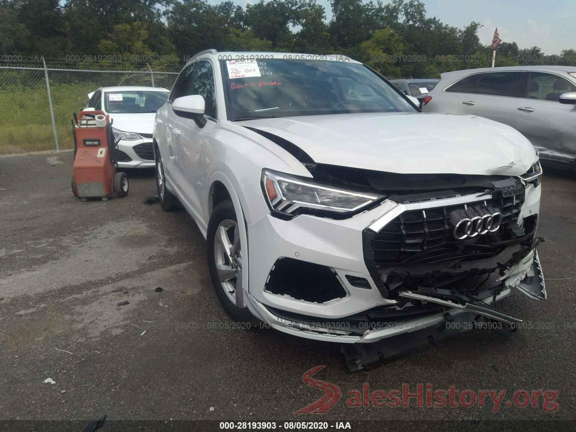 WA1BECF37L1018730 2020 AUDI Q3