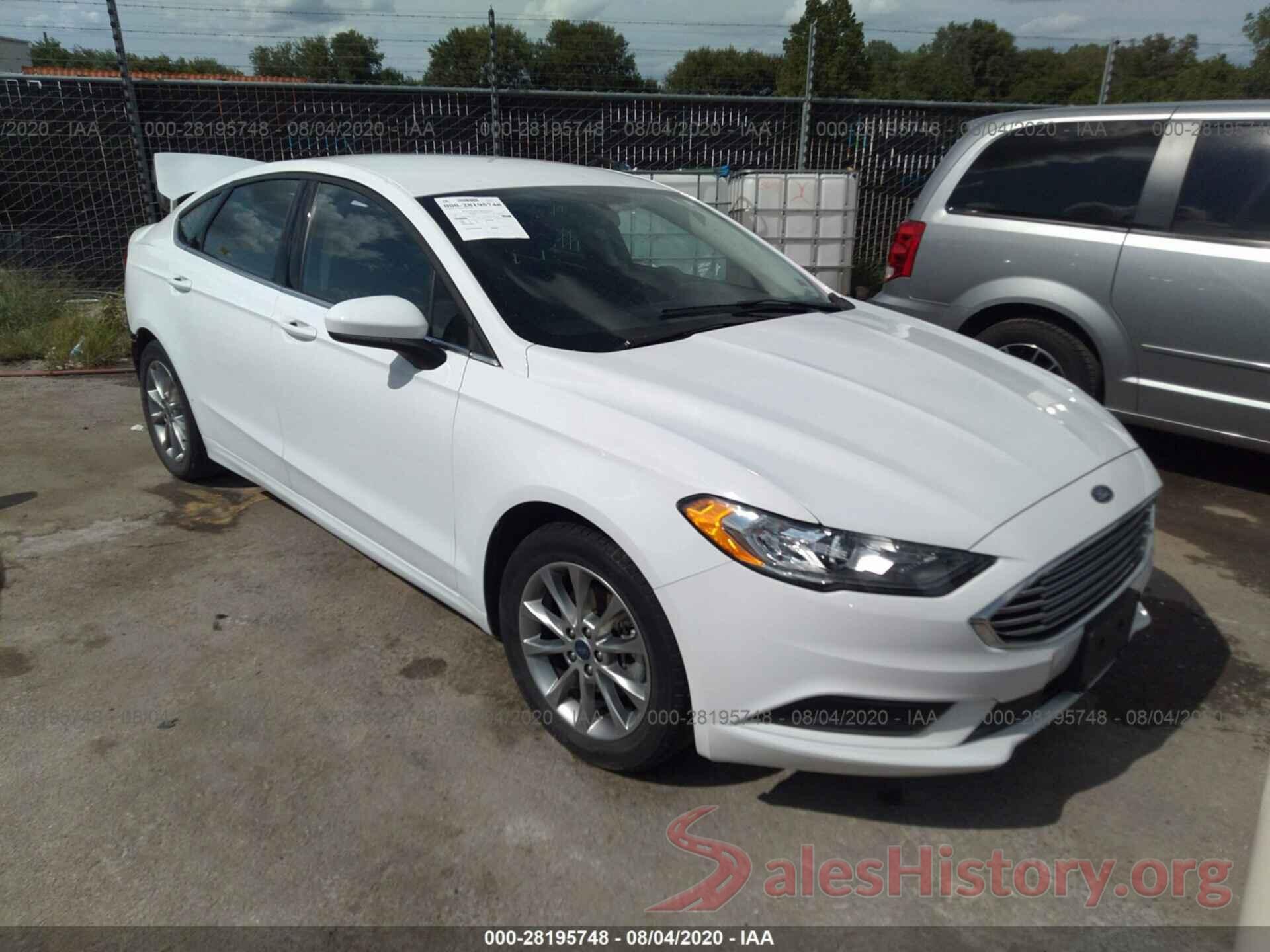 3FA6P0H72HR335401 2017 FORD FUSION