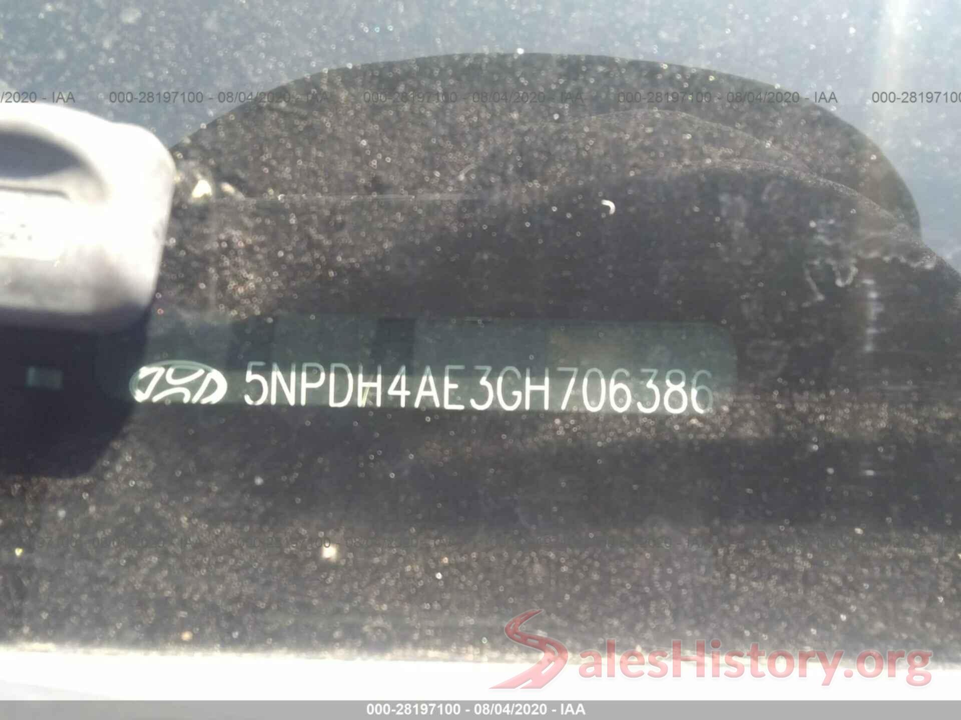 5NPDH4AE3GH706386 2016 HYUNDAI ELANTRA