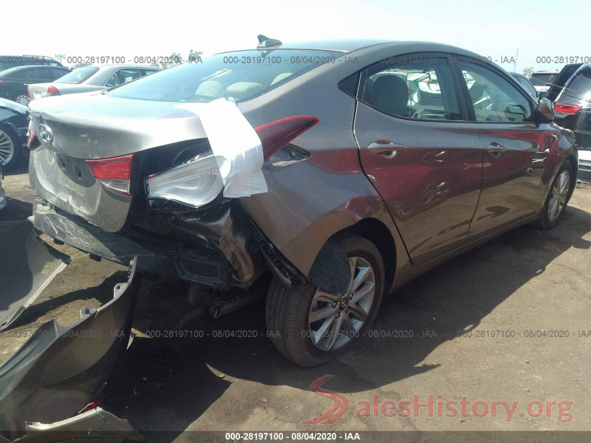 5NPDH4AE3GH706386 2016 HYUNDAI ELANTRA